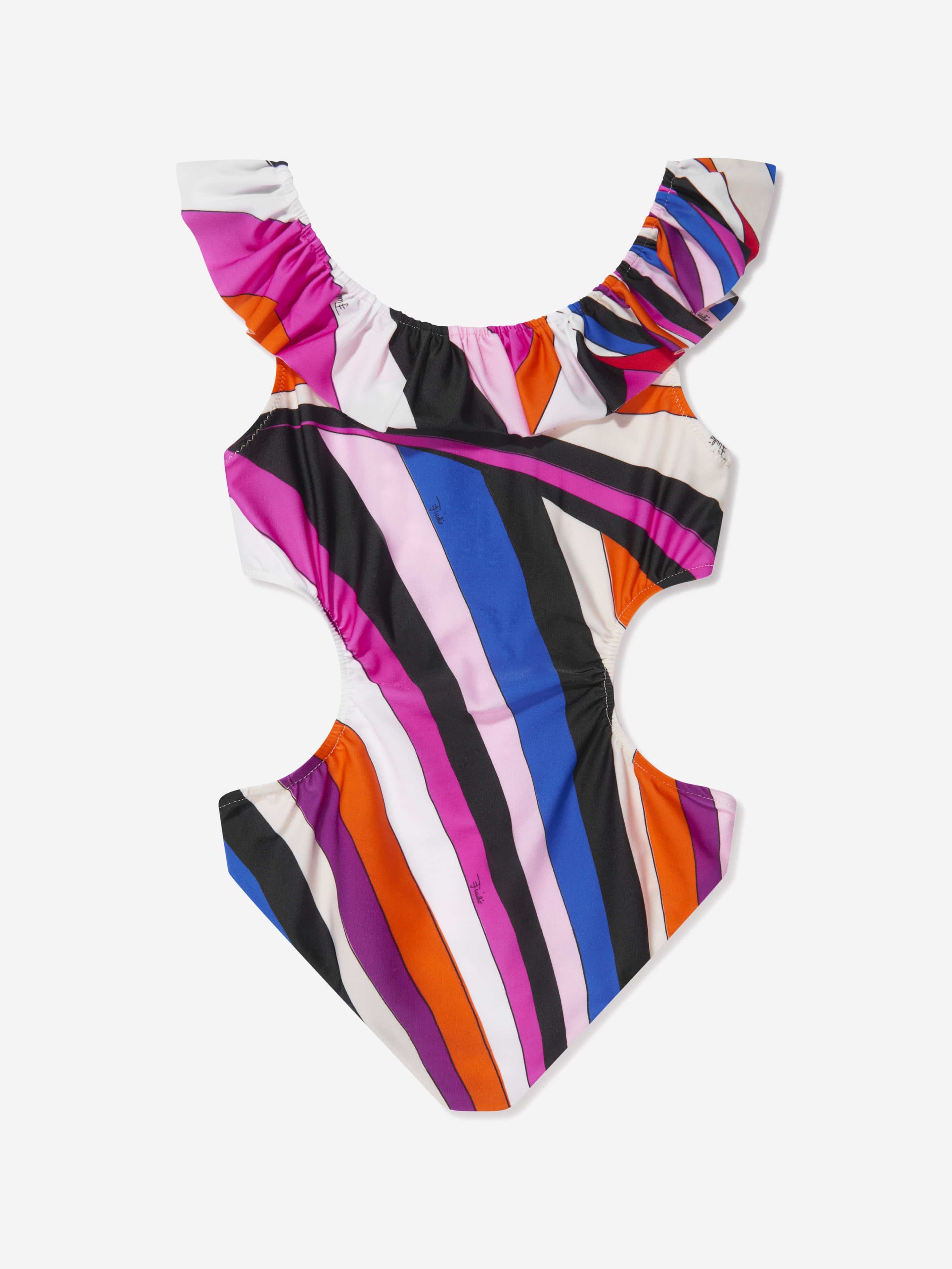 Pucci Girls Iride Swimsuit in Multicolour