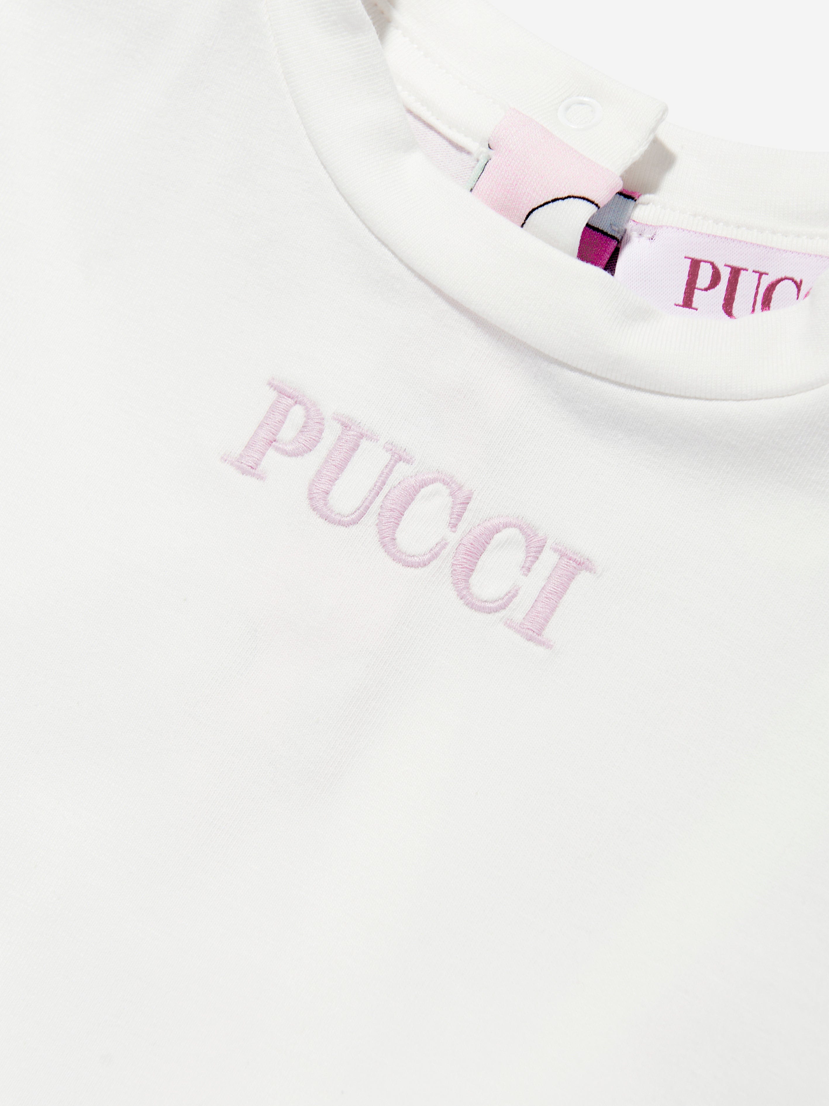 Baby Girls Fontane Jersey Dress in Ivory
