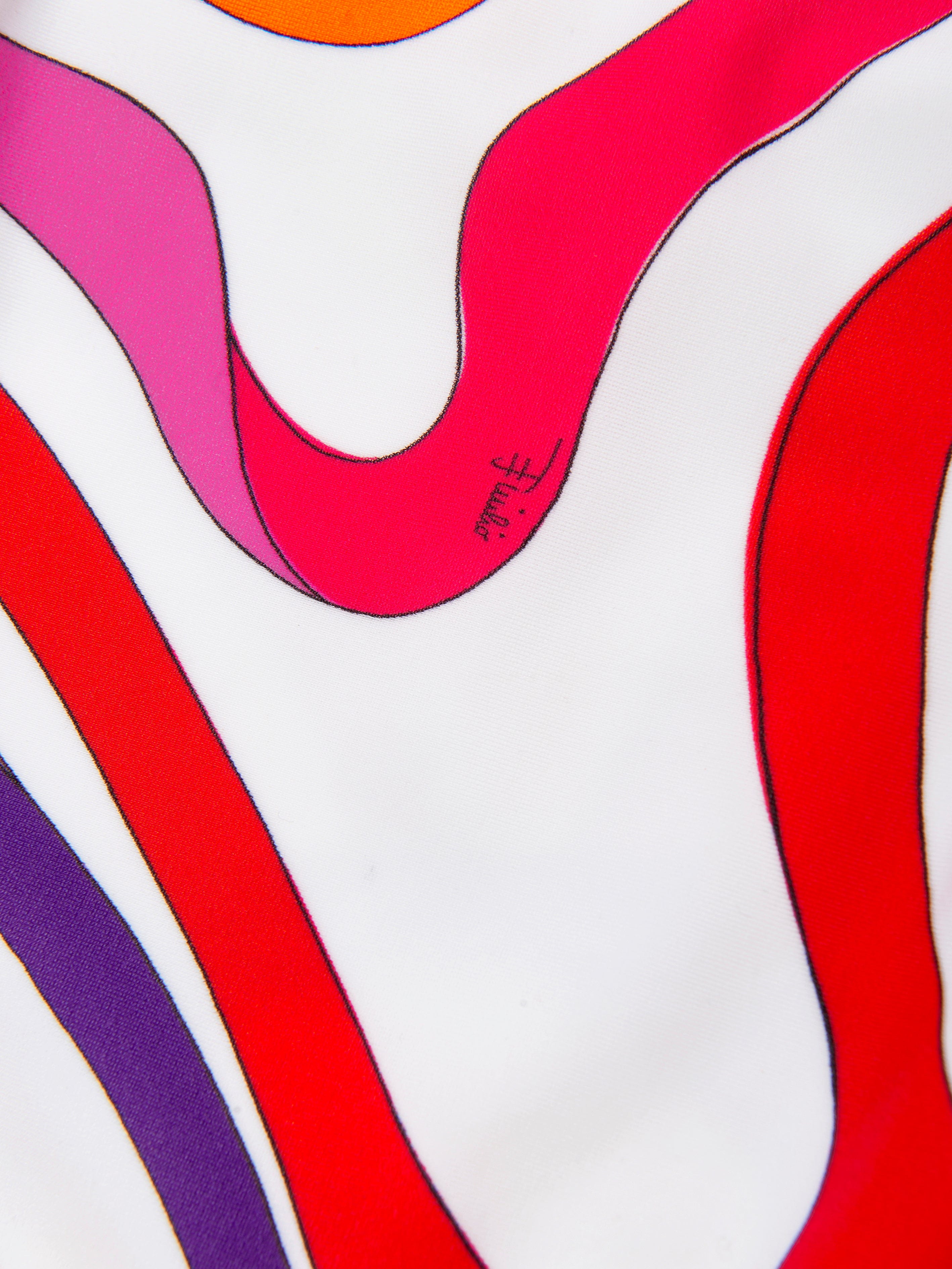 Girls Patterned Swimsuit in Multicolour