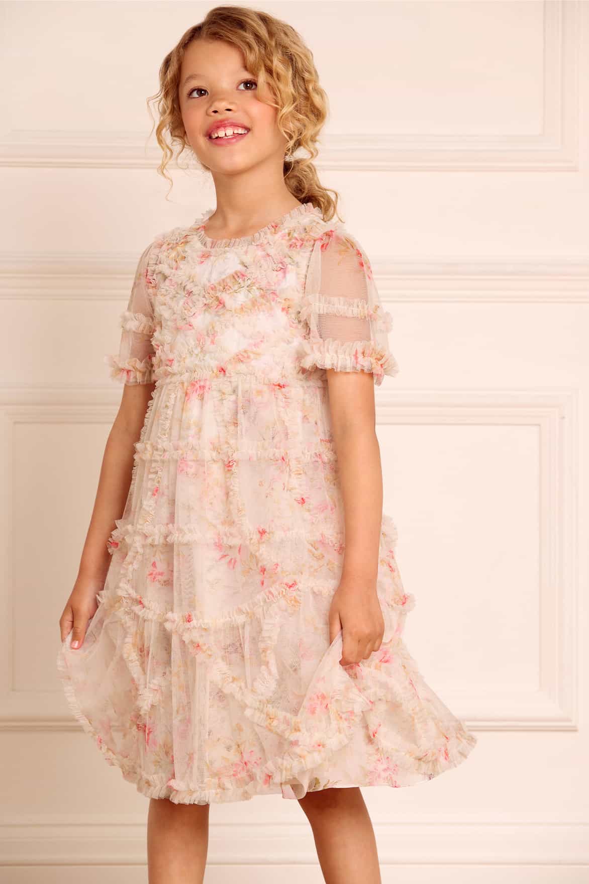 knee length dresses for ladies Emily Lace Ankle Gown