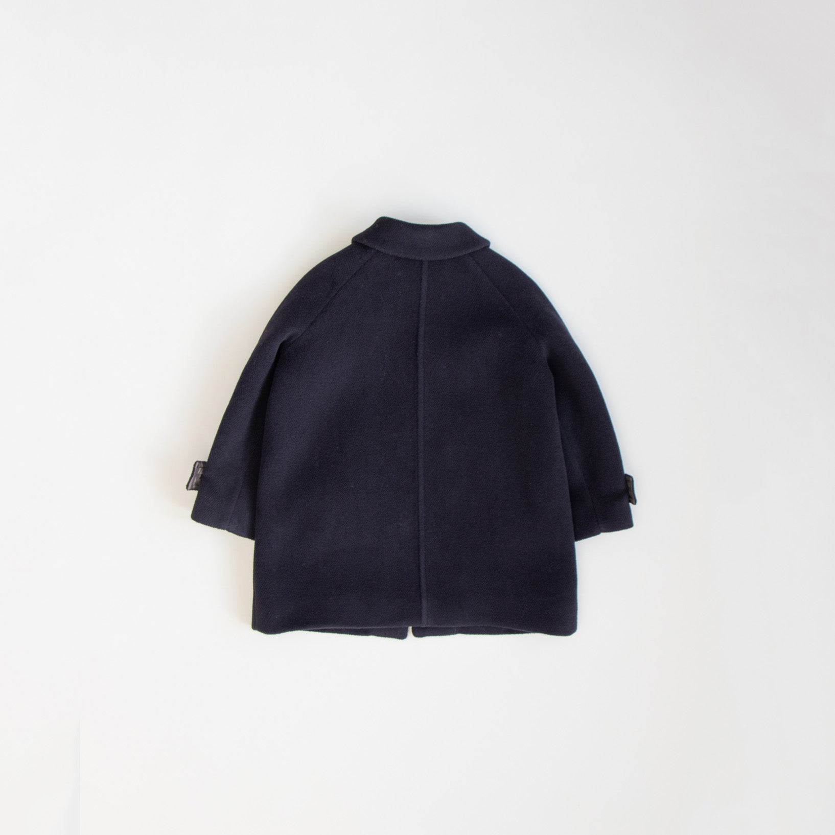 Boys & Girls Dark Blue Wool Coat