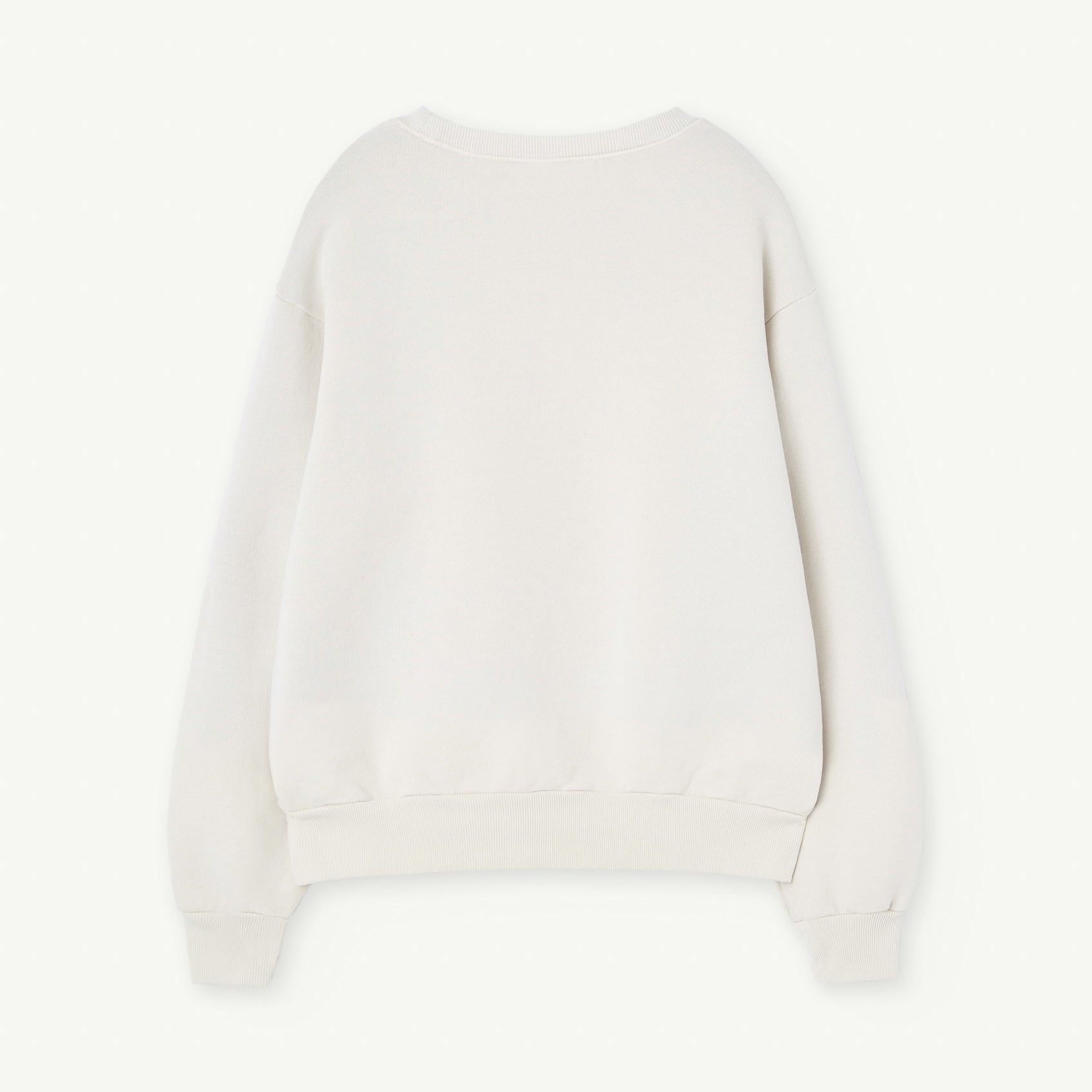 Boys & Girls White Logo Cotton Sweatshirt