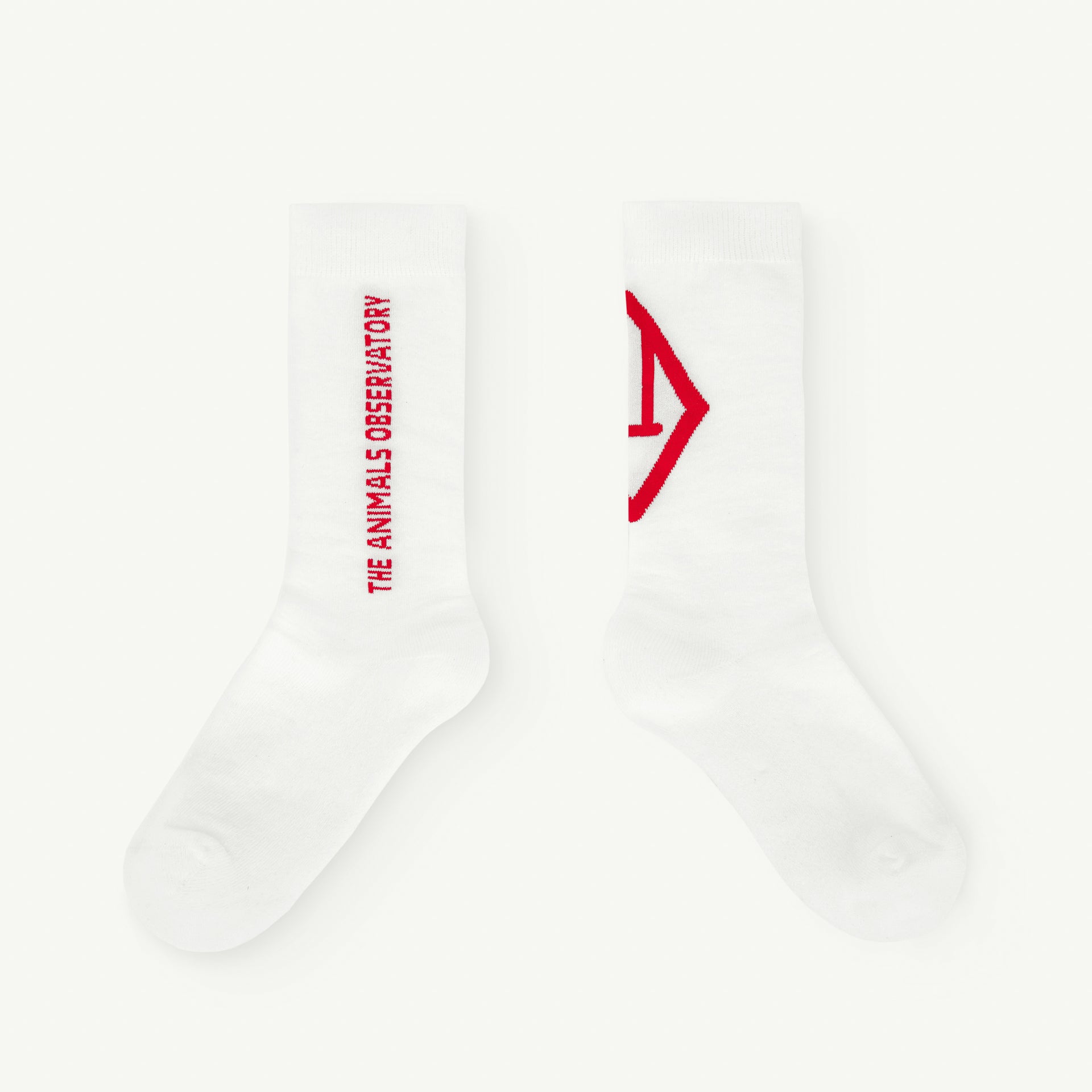 Boys & Girls Red Logo Socks