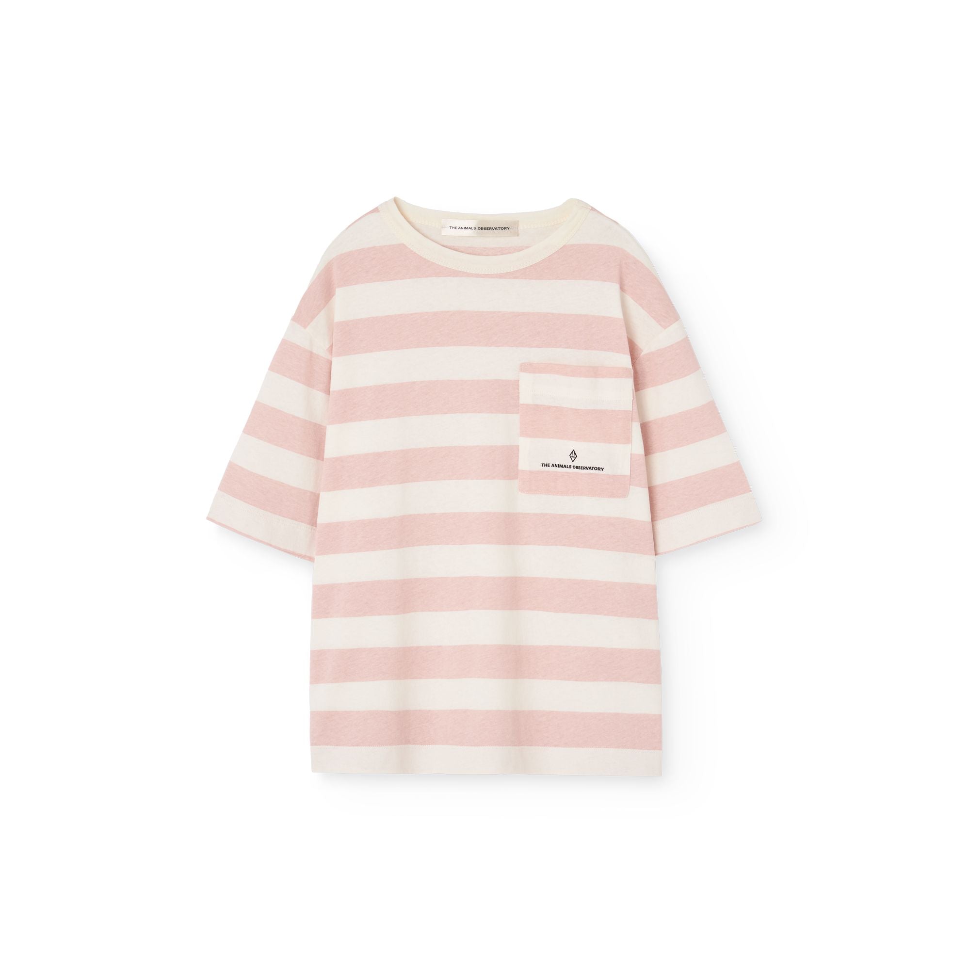 Boys & Girls Pink Stripes Cotton T-Shirt