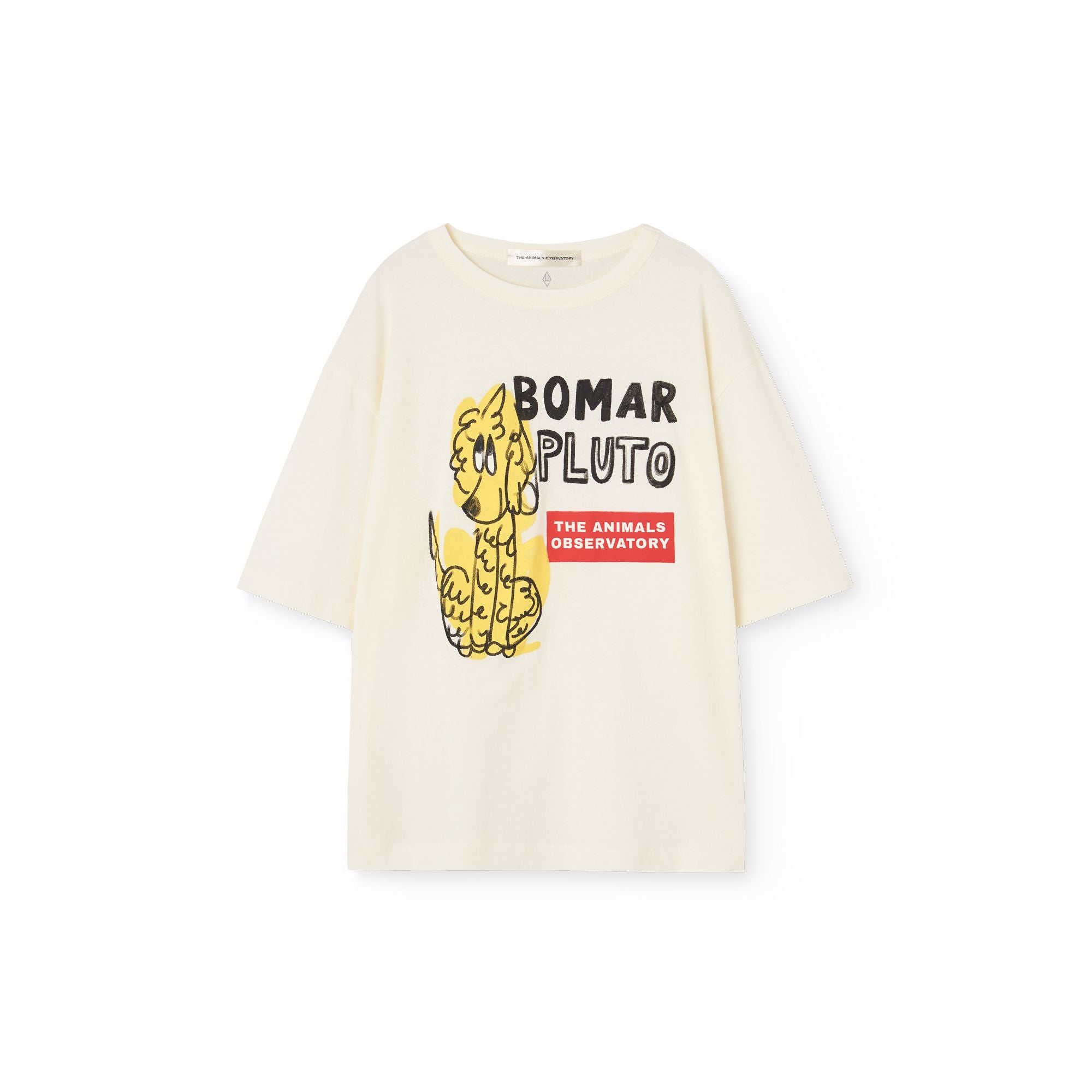 Boys & Girls White Printed Cotton T-Shirt