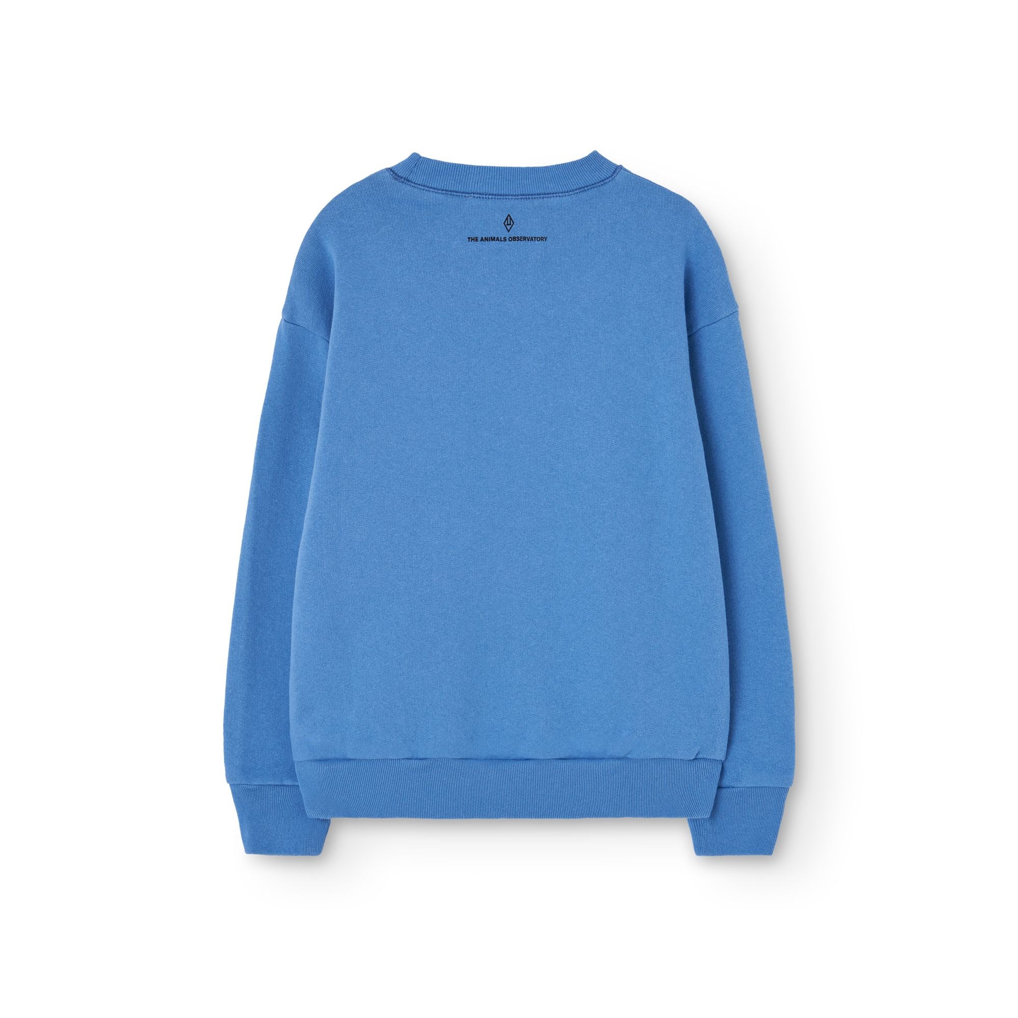 Boys & Girls Blue Printed Cotton Sweatshirt