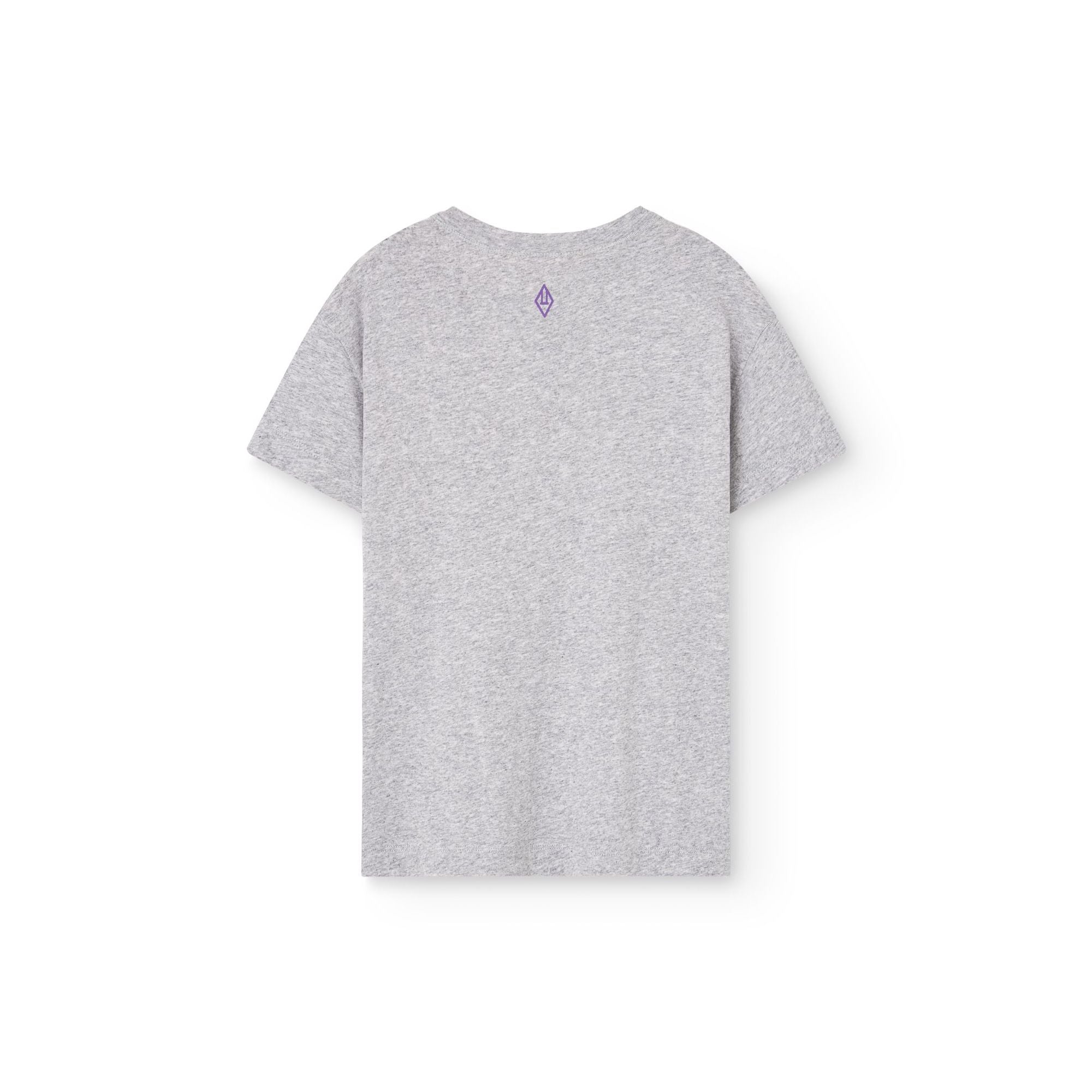 Boys & Girls Light Grey Logo Cotton T-Shirt