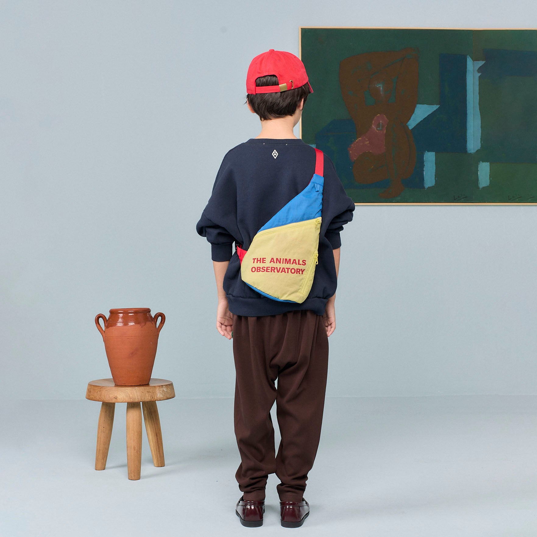 Boys & Girls Yellow Logo Crossbody Bag