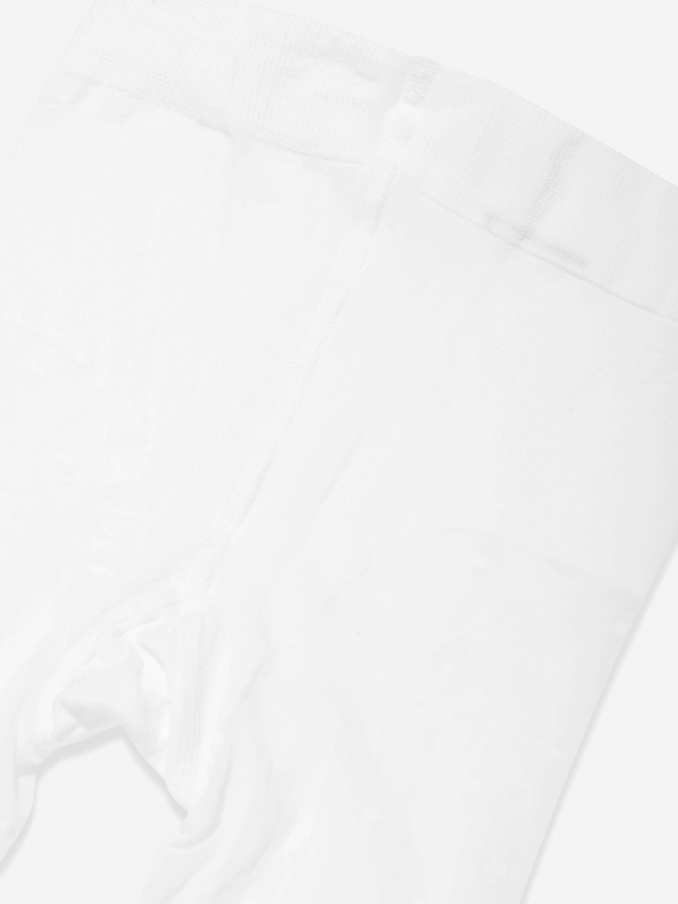 Falke Girls Romantic Dot Tights in White
