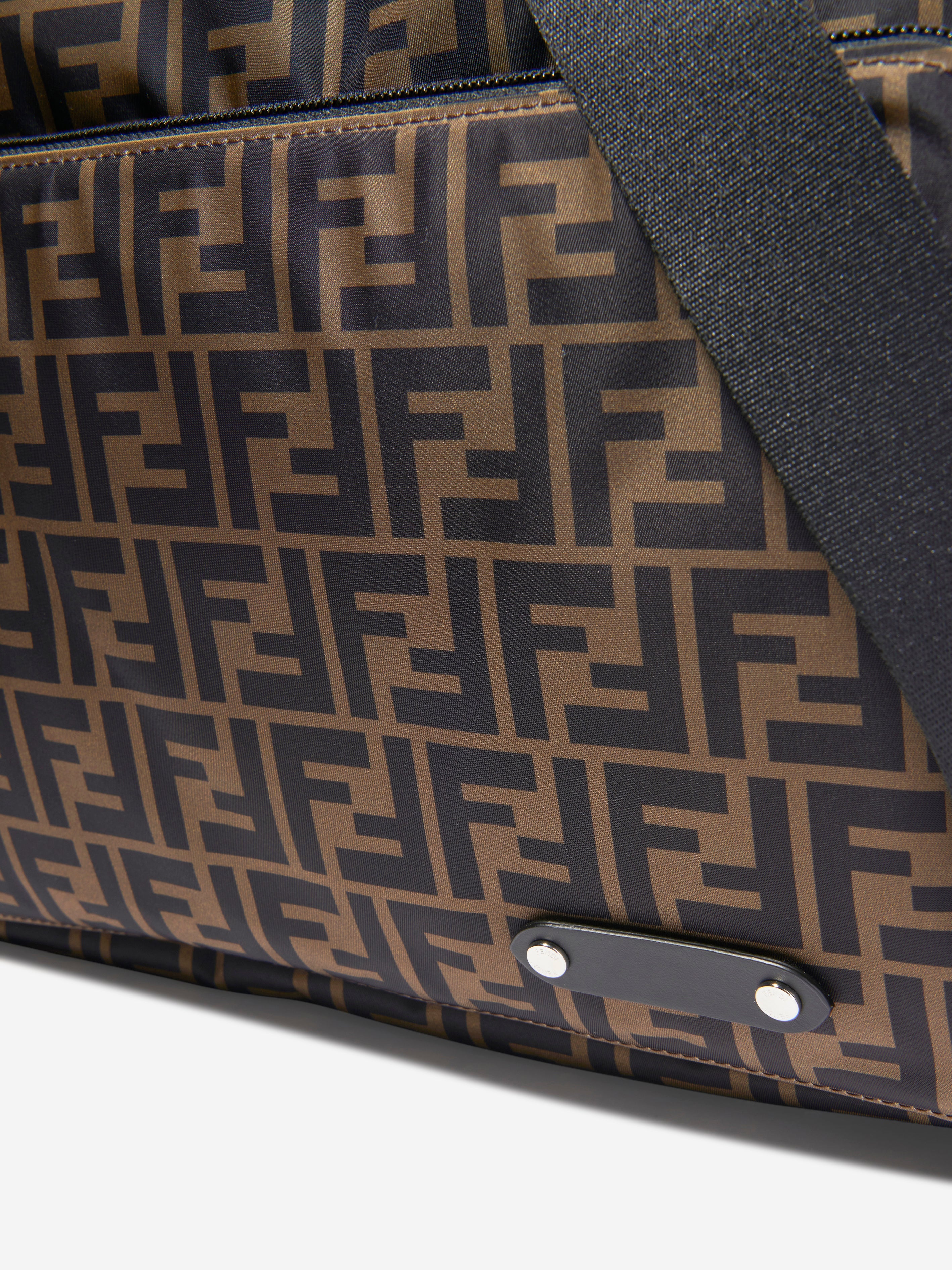 Baby FF Logo Changing Bag in Brown
