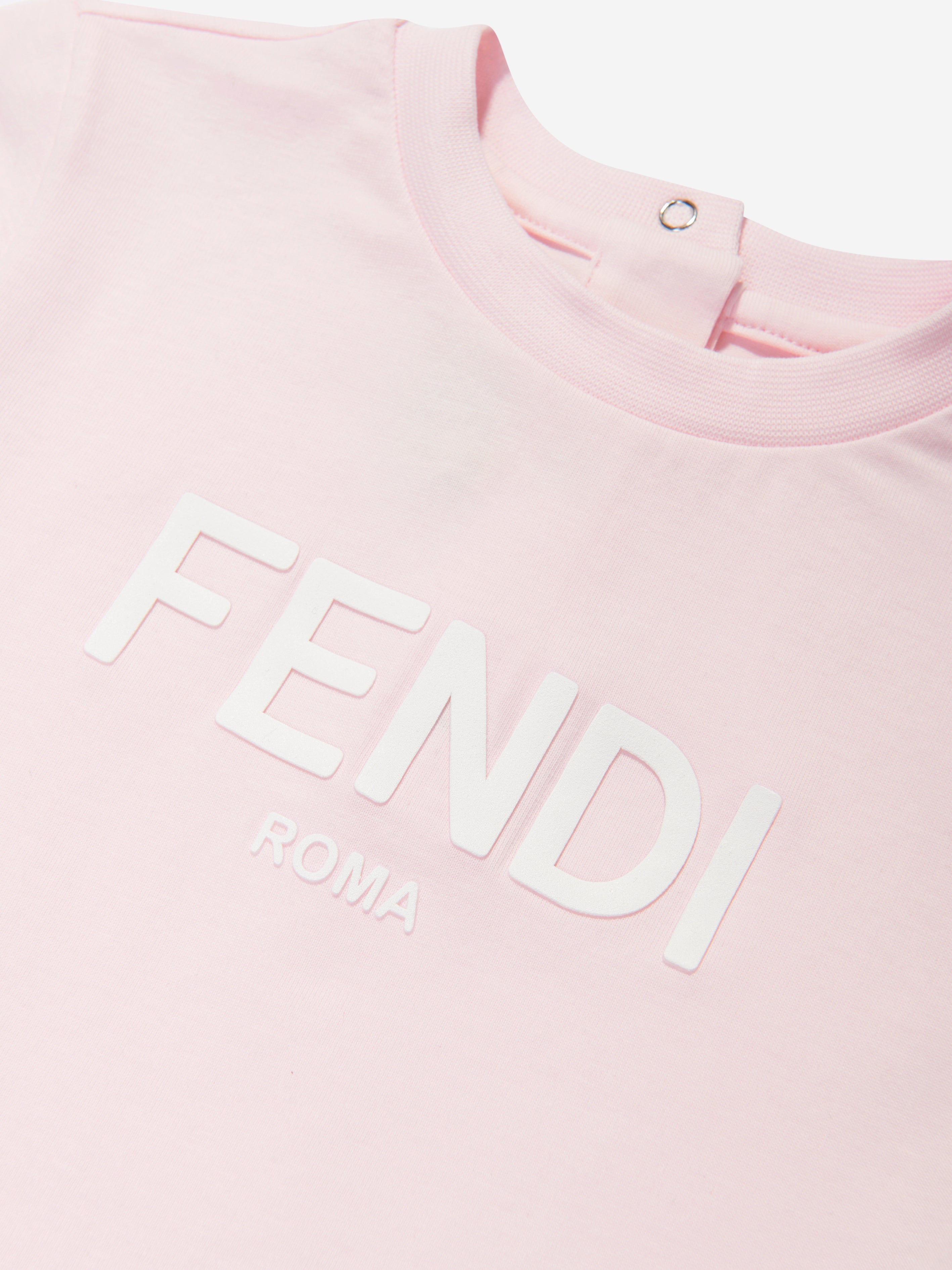 Baby Girls Logo T-Shirt in Pink