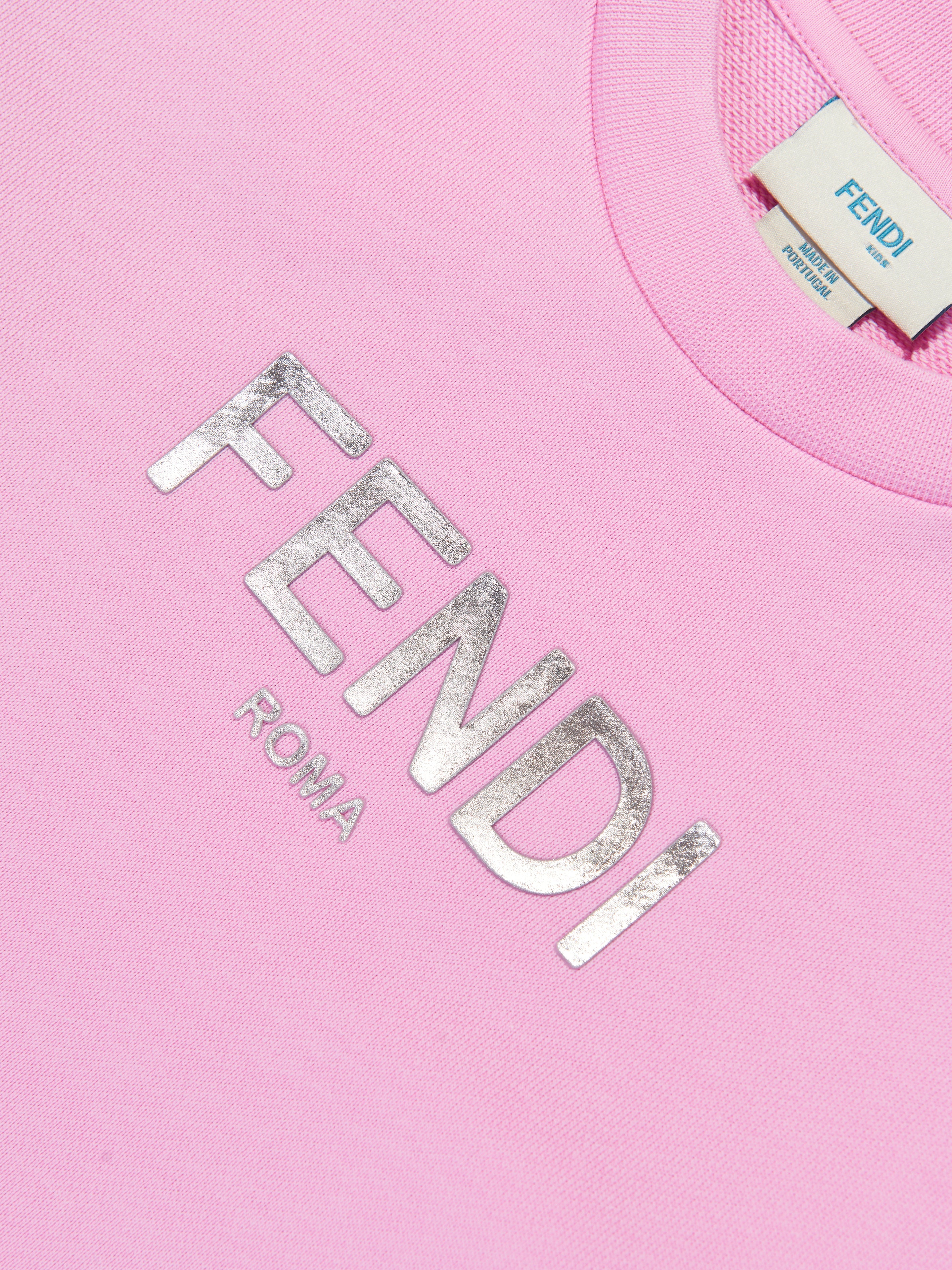 Girls Logo Sweatshirt in Pink