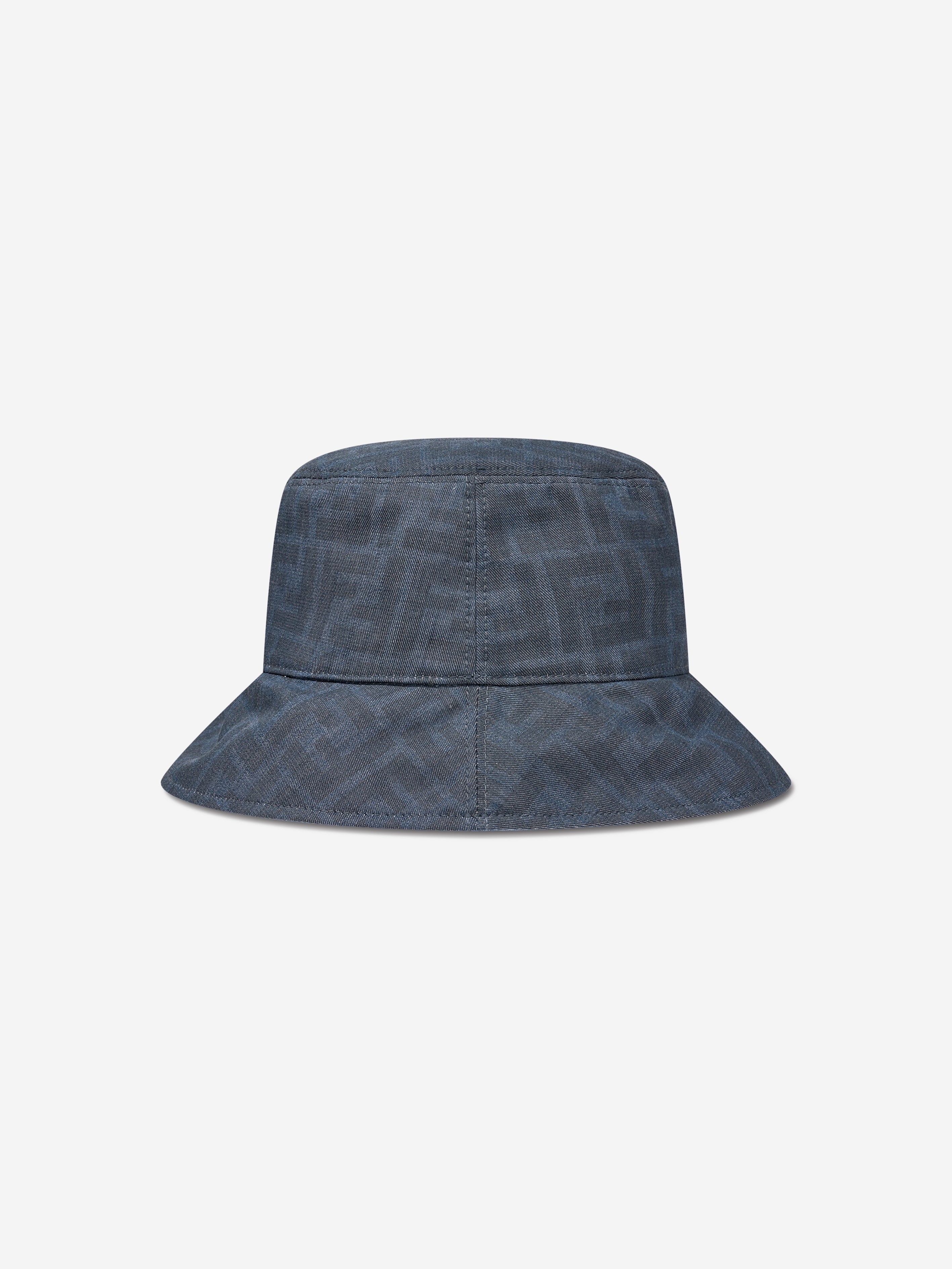 Kids Reversible FF Logo Bucket Hat in Blue
