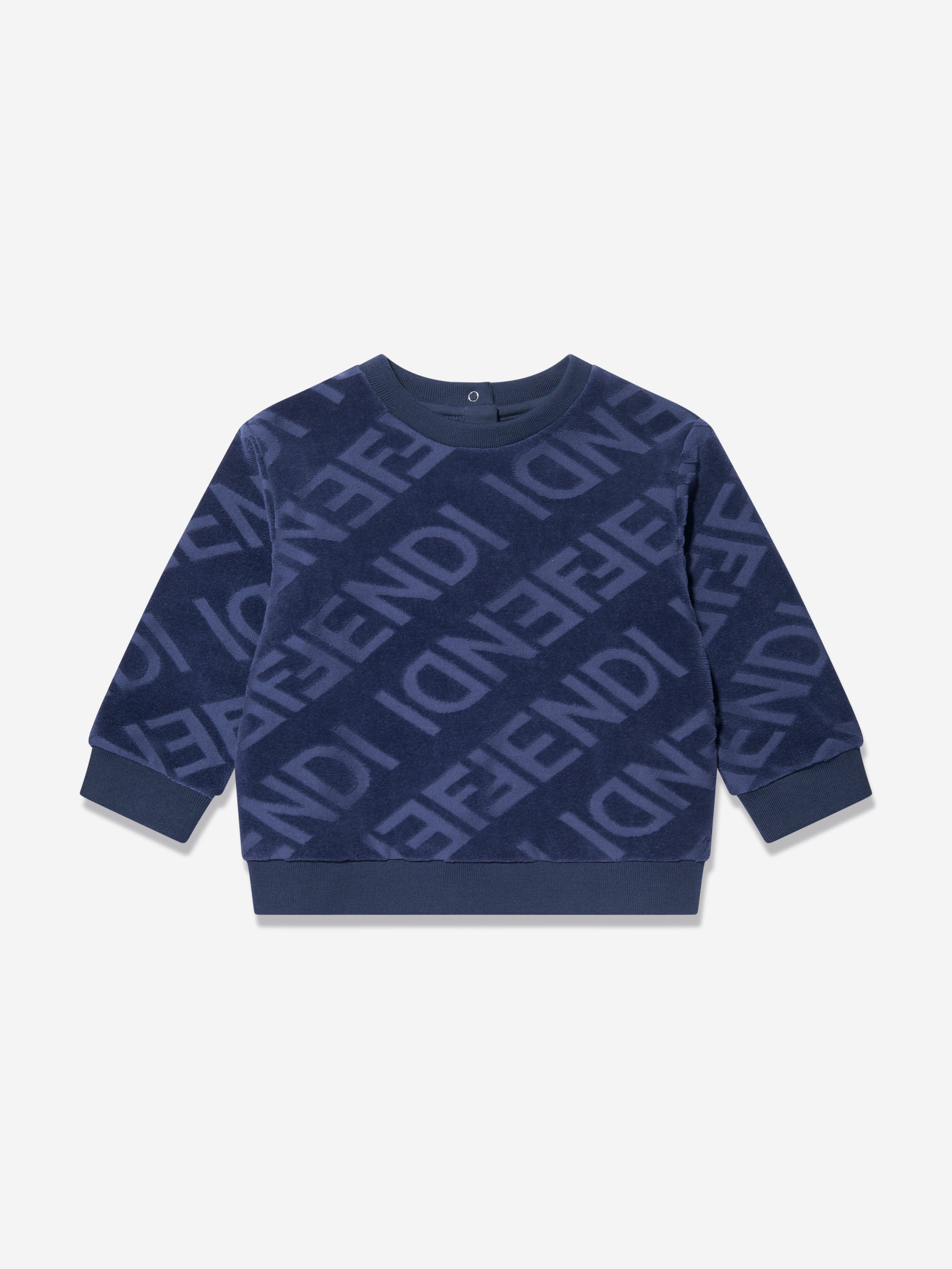 Baby Boys Logo Sweatshirt in Blue