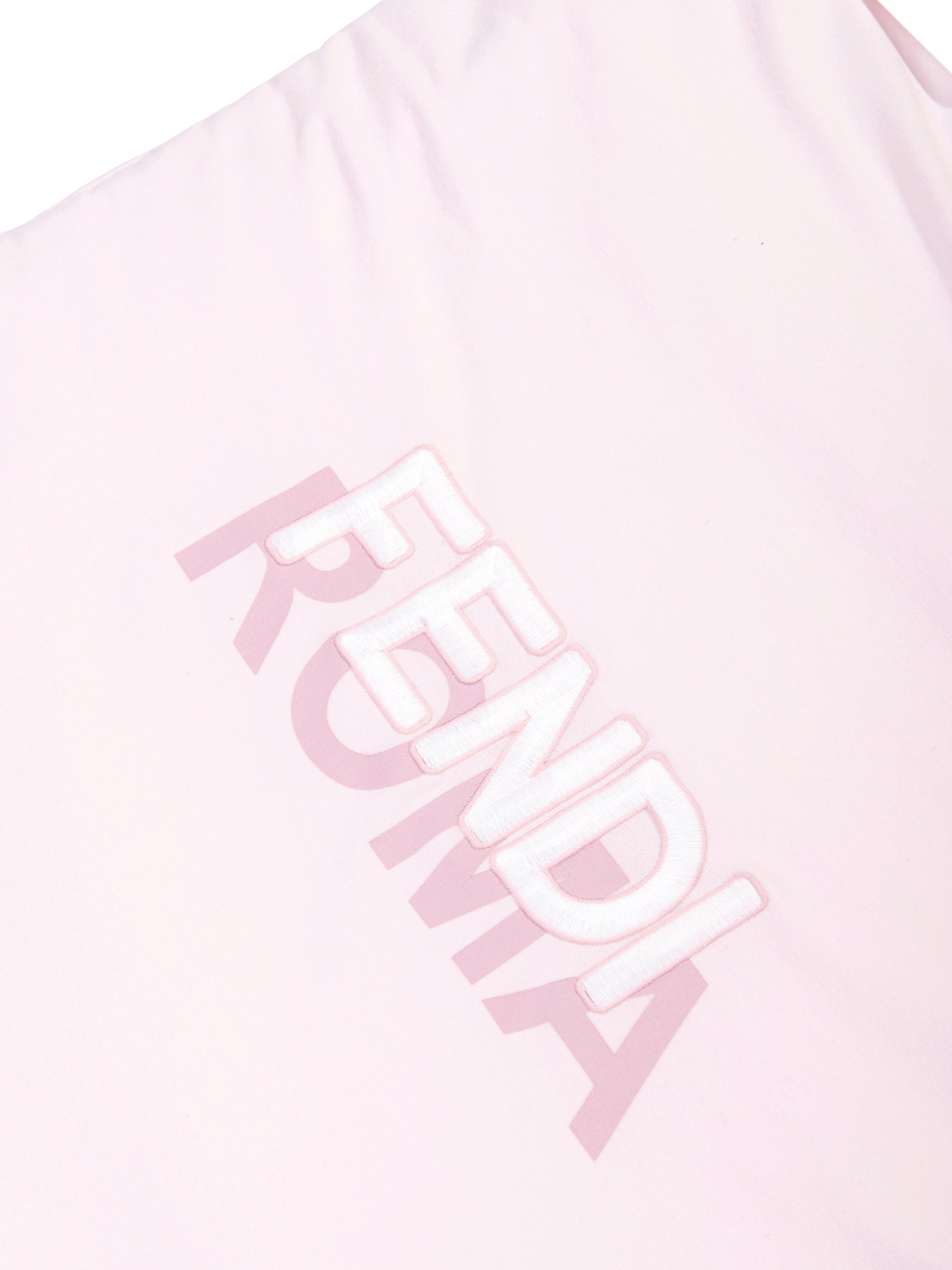 Baby Girls Embroidered Logo Baby Nest in Pink (90cm)