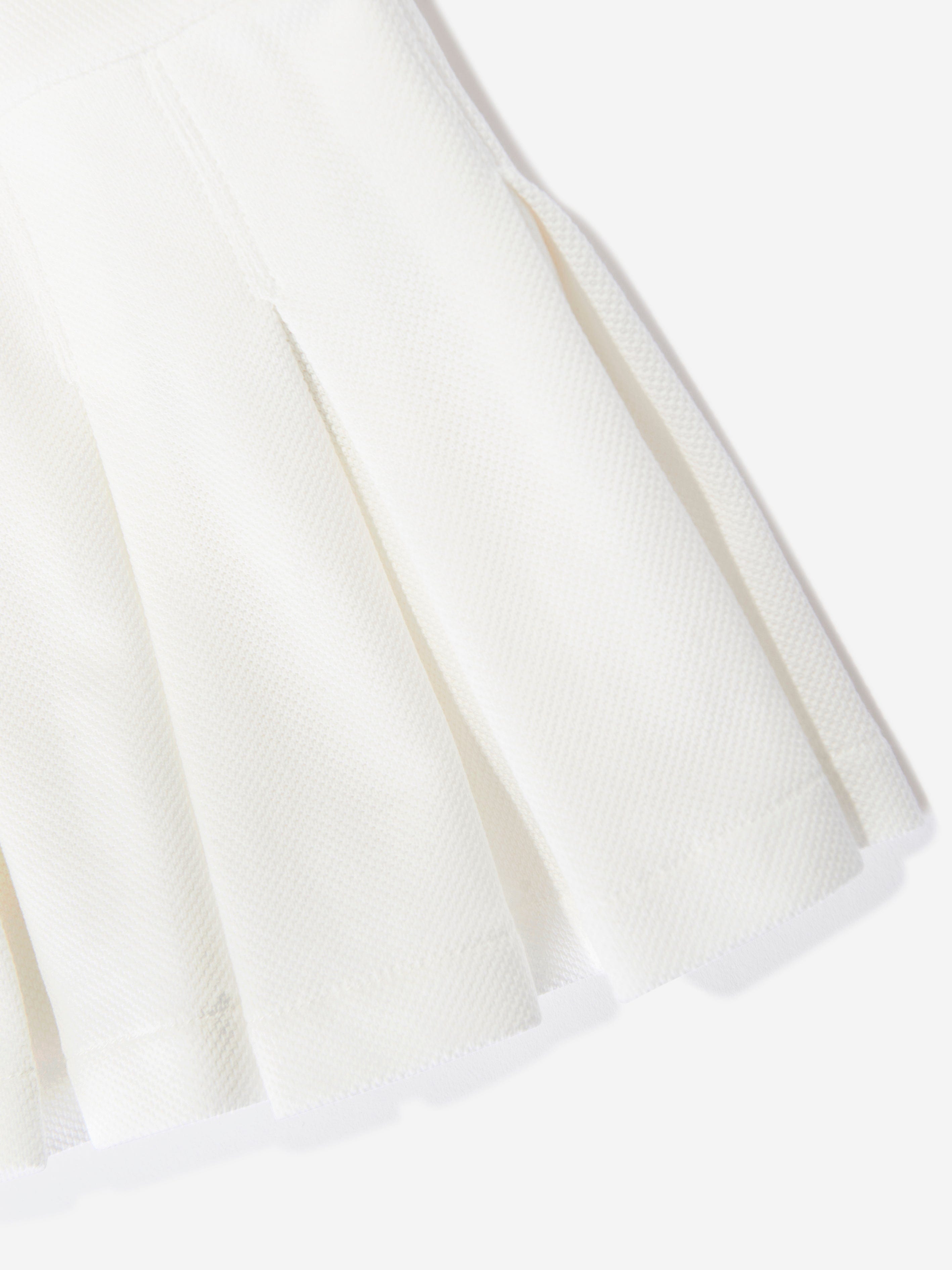 Fendi Baby Girls Logo Polo Dress in White