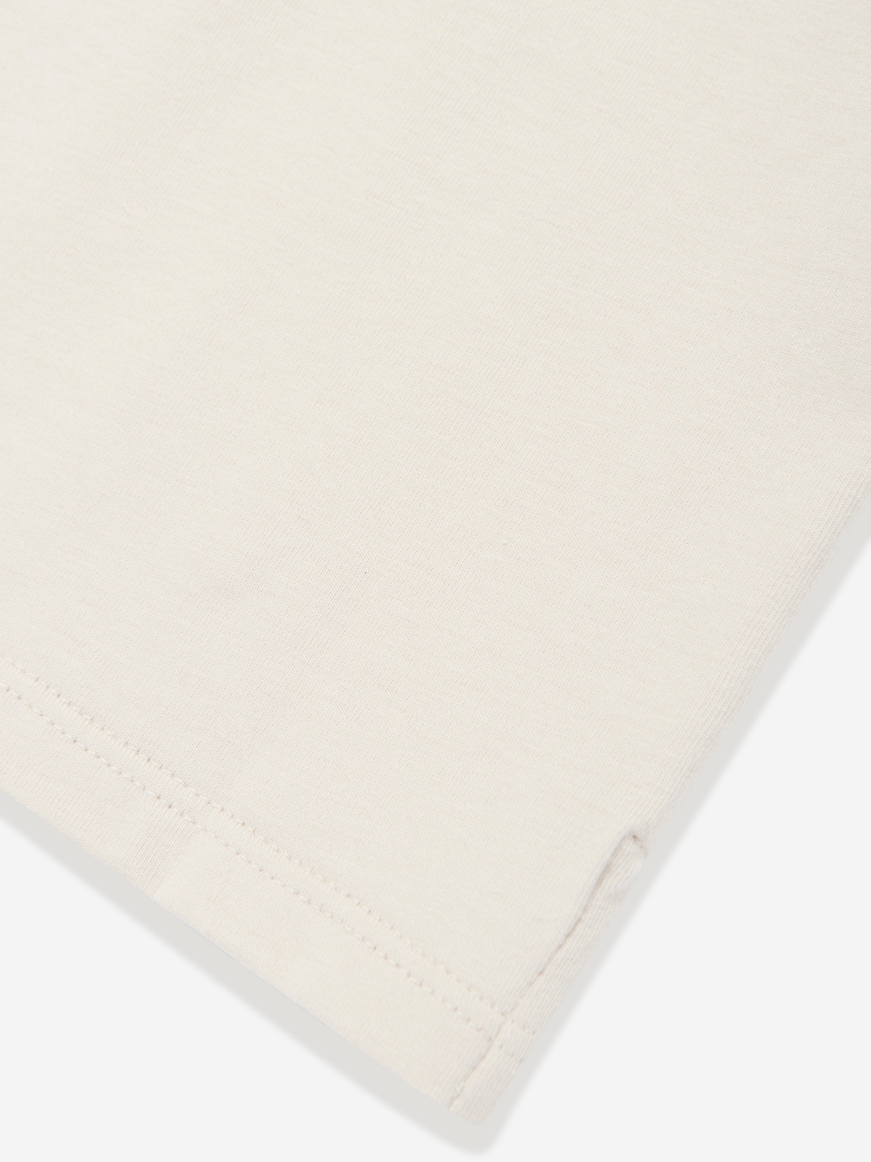 Fendi Baby Boys Jersey Polo Shirt in Beige