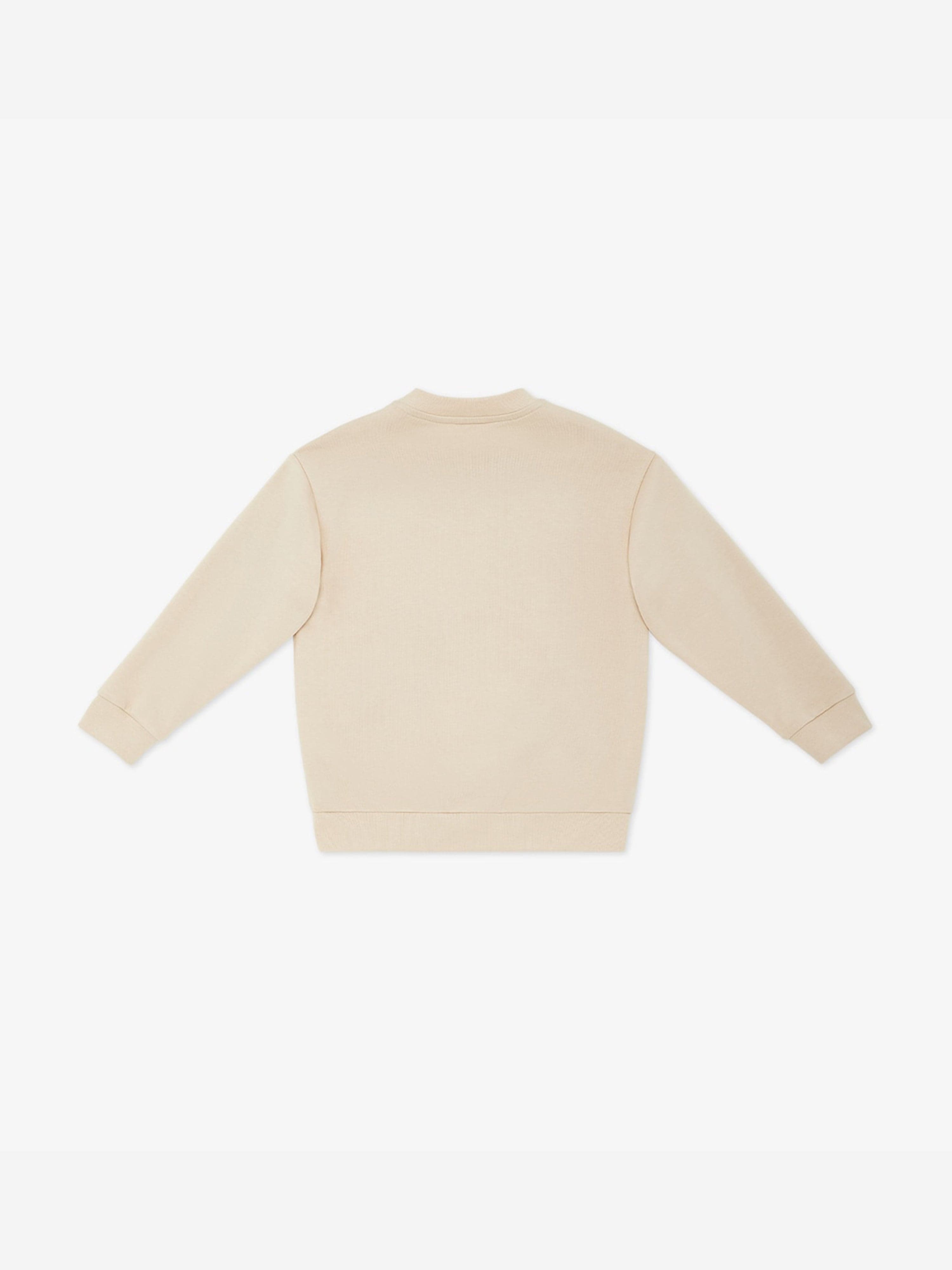 Fendi Kids Graphic Sweatshirt in Beige