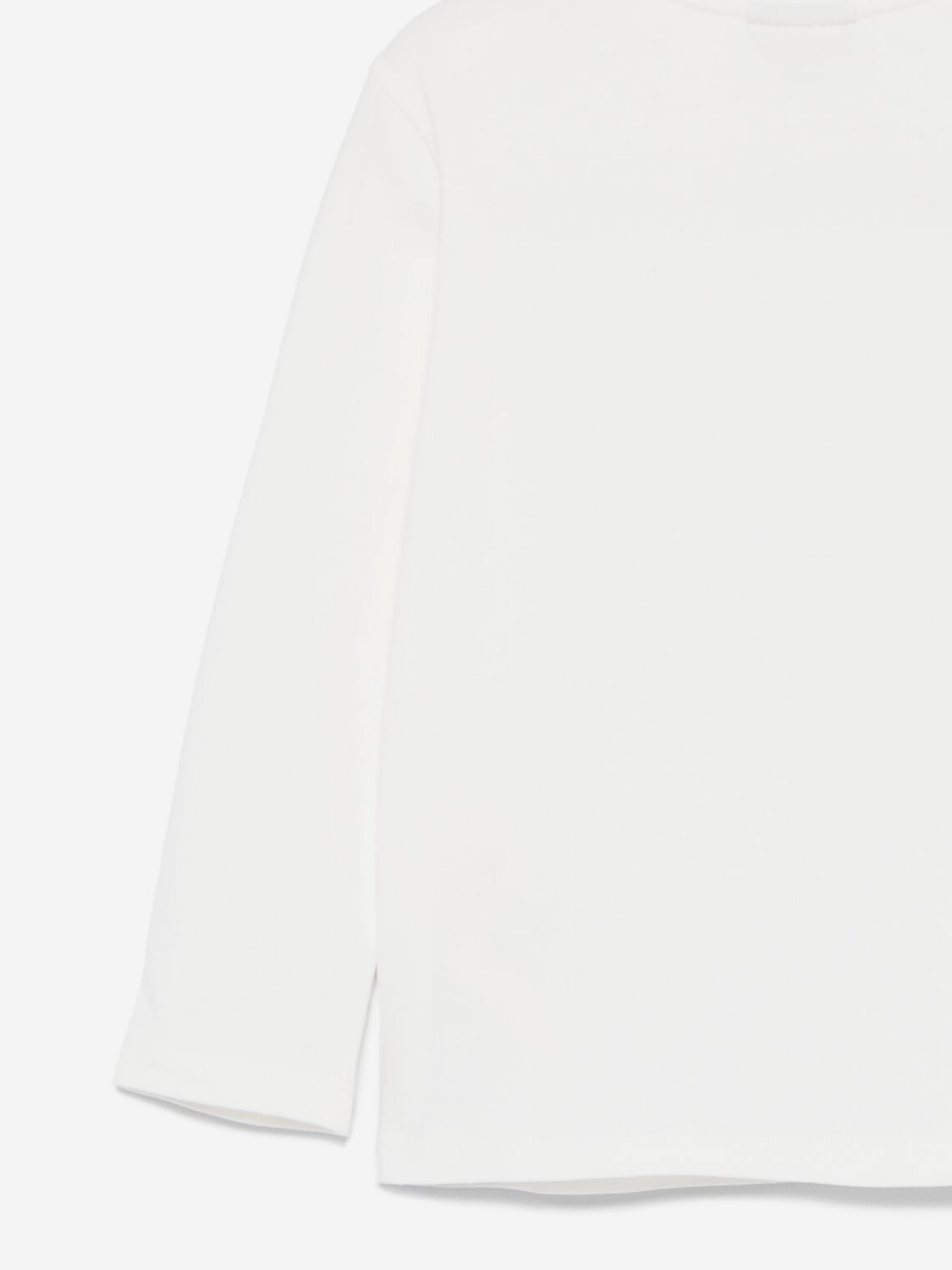 Baby Girls Jersey Stretch Top in White