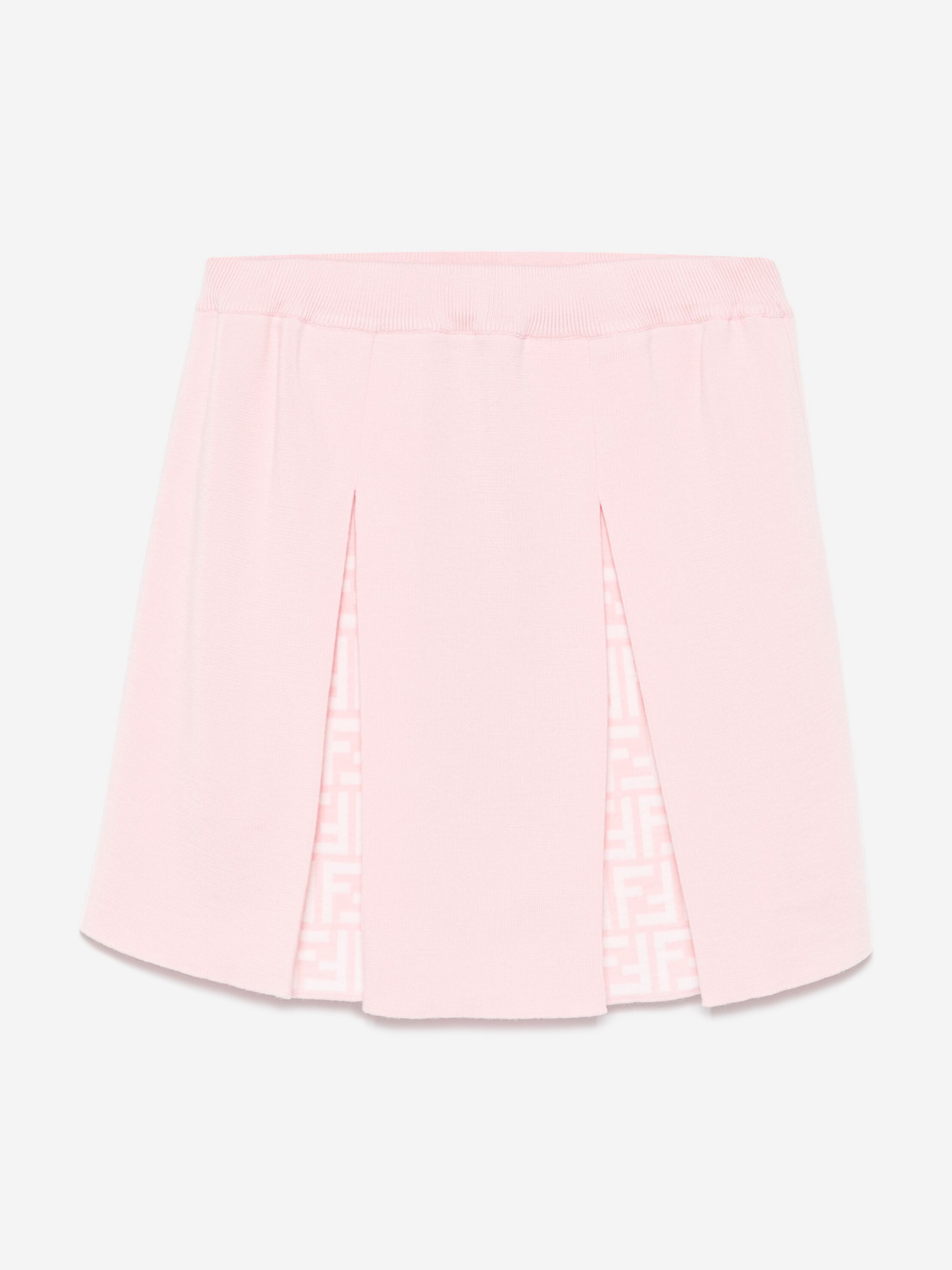 Girls Wool Skirt in Pink