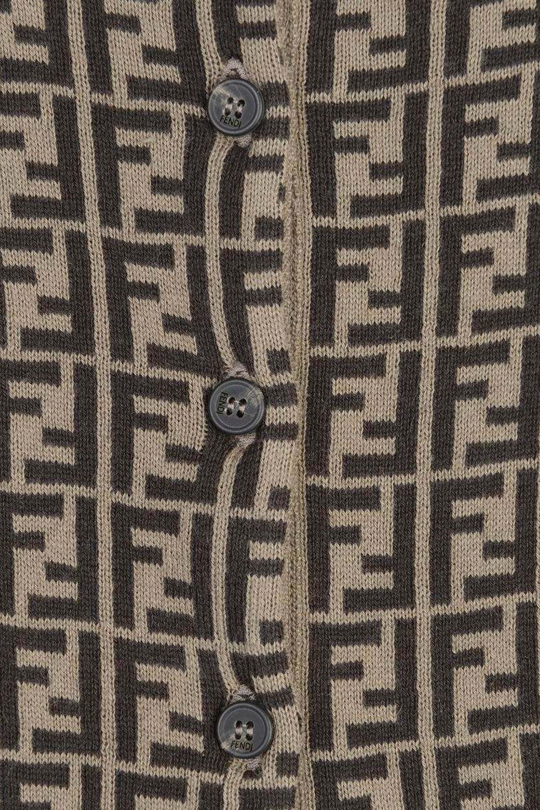 Baby Cotton & Cashmere Romper in Brown