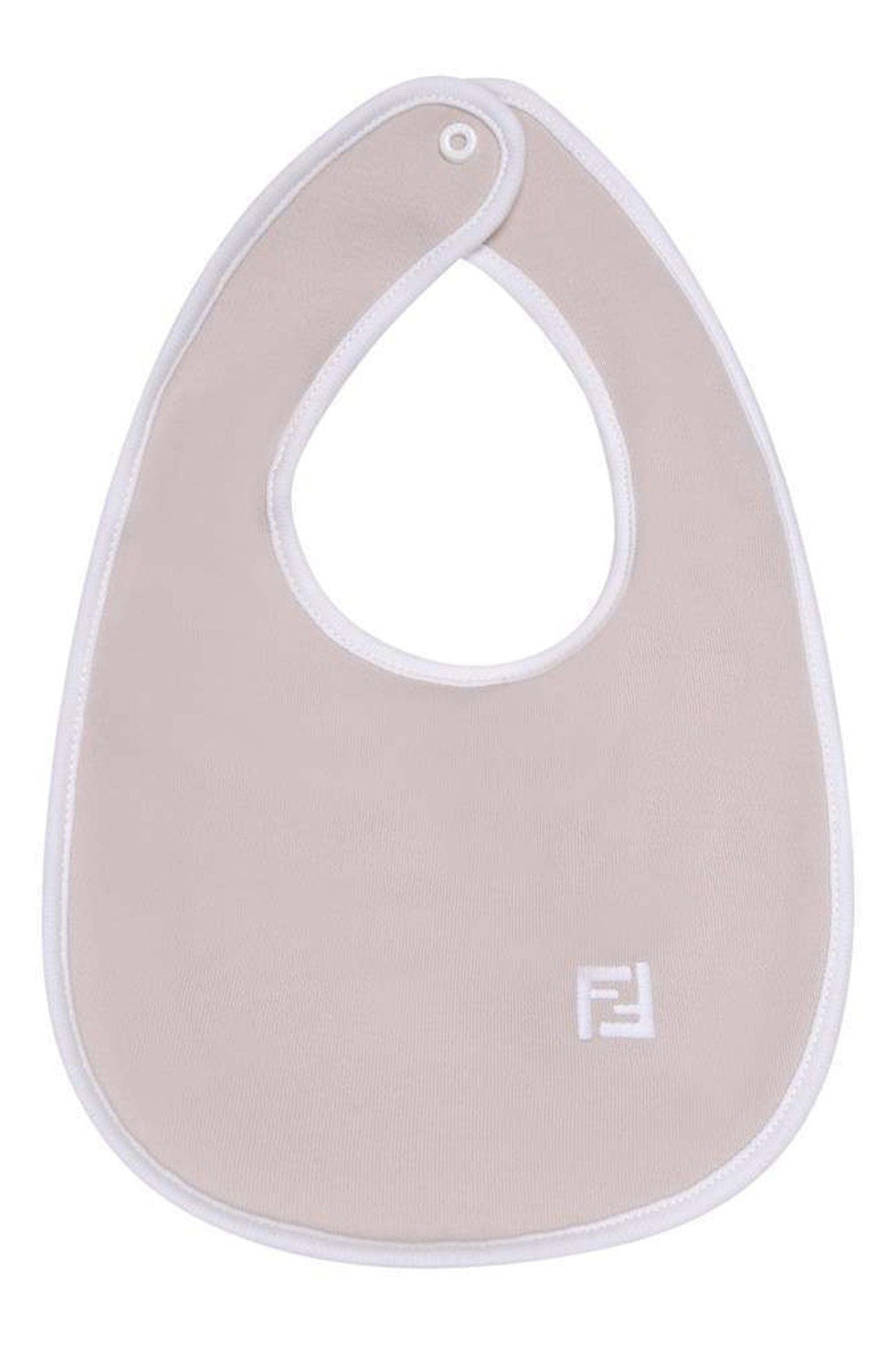 Fendi Baby Logo Babygrow Gift Set in Beige