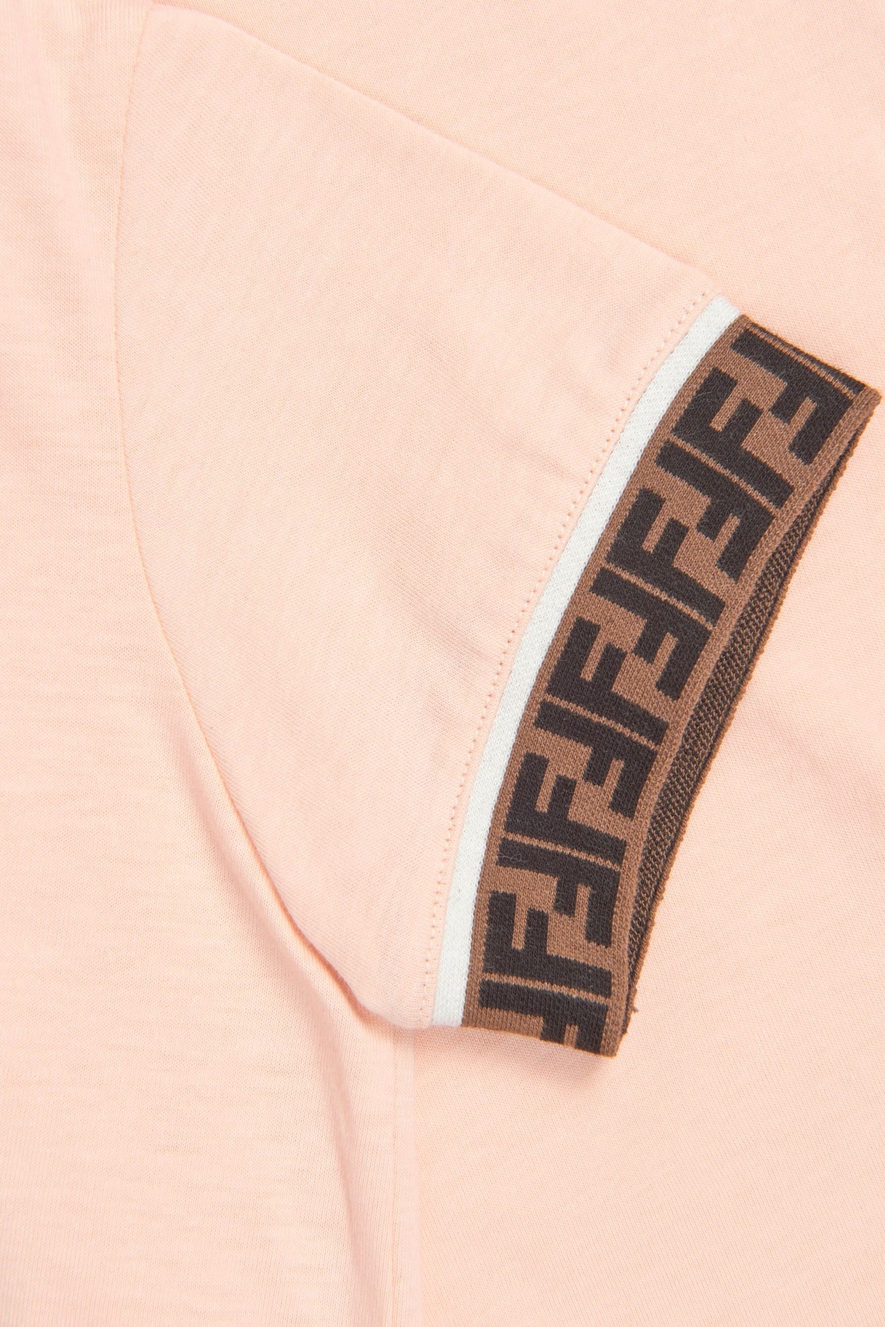 Unisex Cotton FF Logo Trim T-Shirt