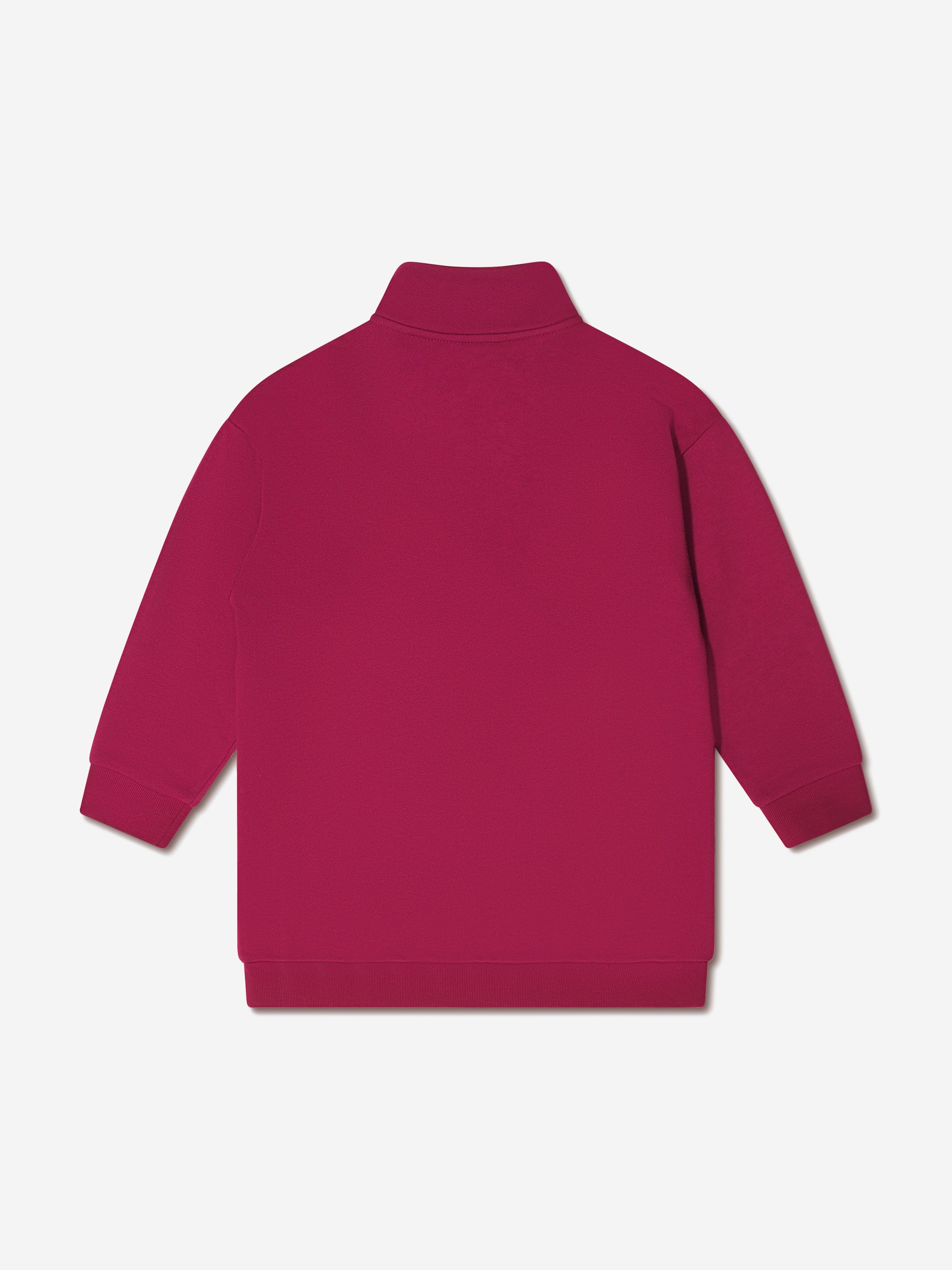 Girls Half Zip Logo Sweatshirt