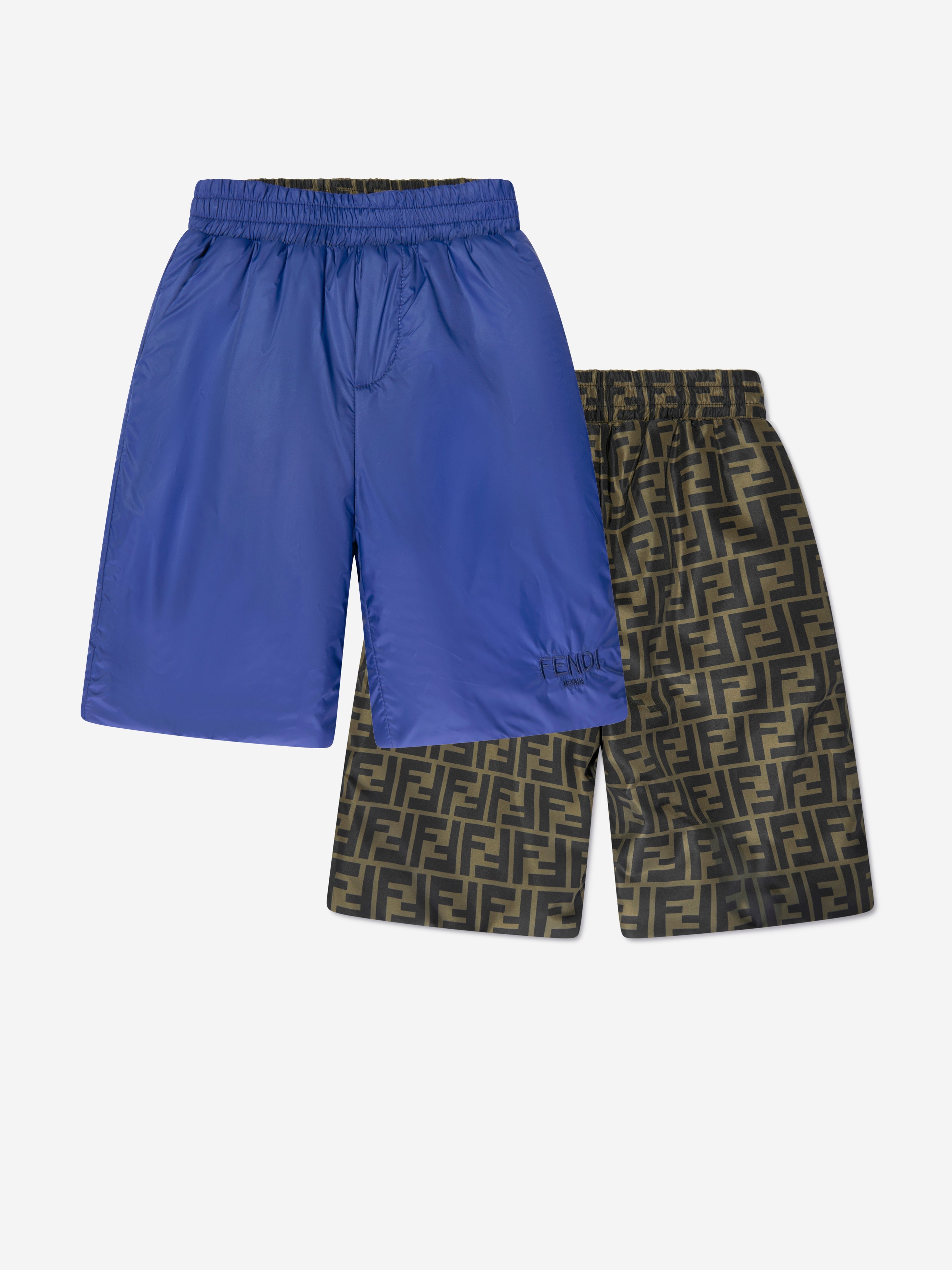 Boys Reversible Bermuda Shorts in Navy