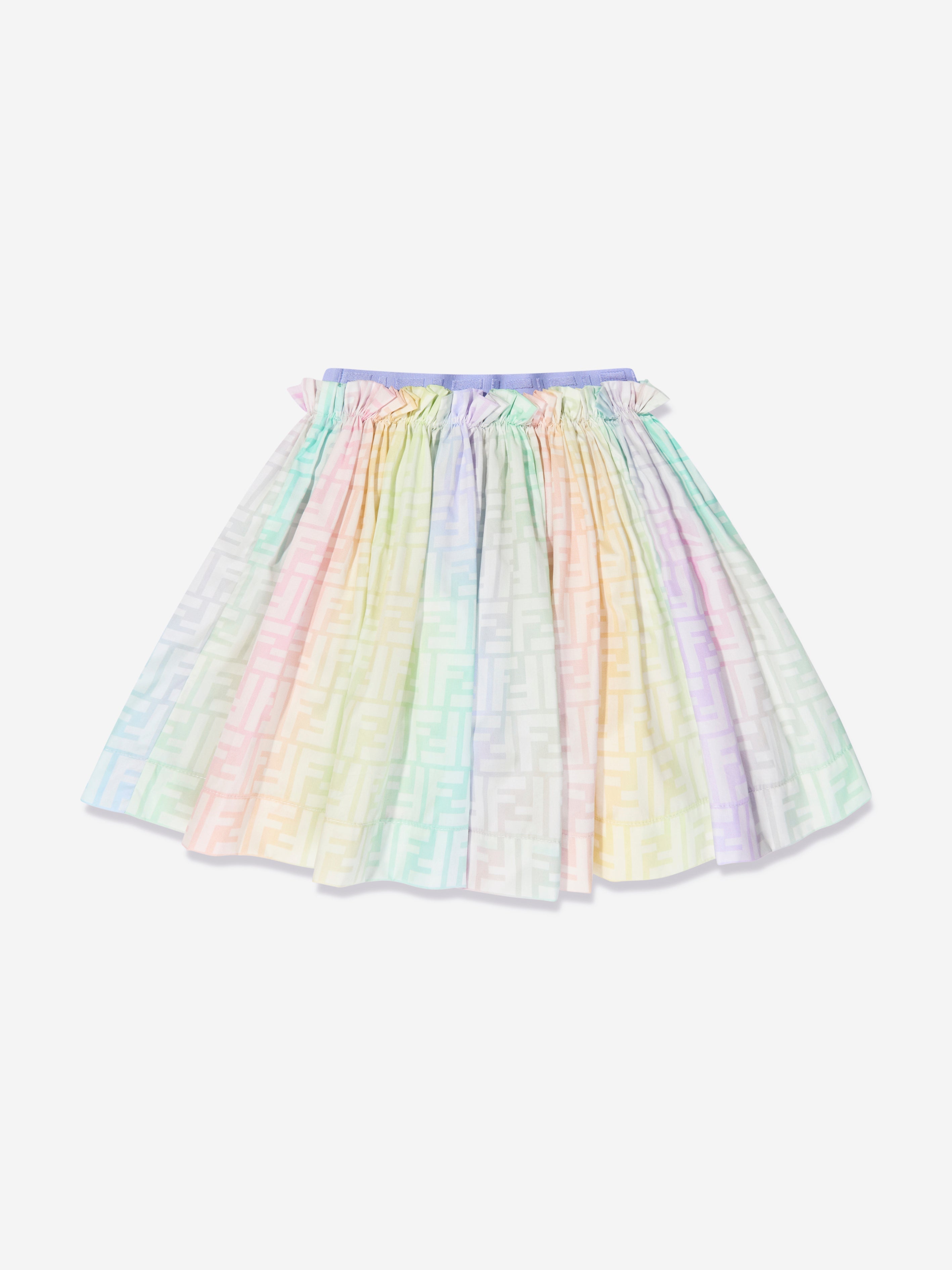 Girls FF Logo Metaverse Skirt in Multicolour