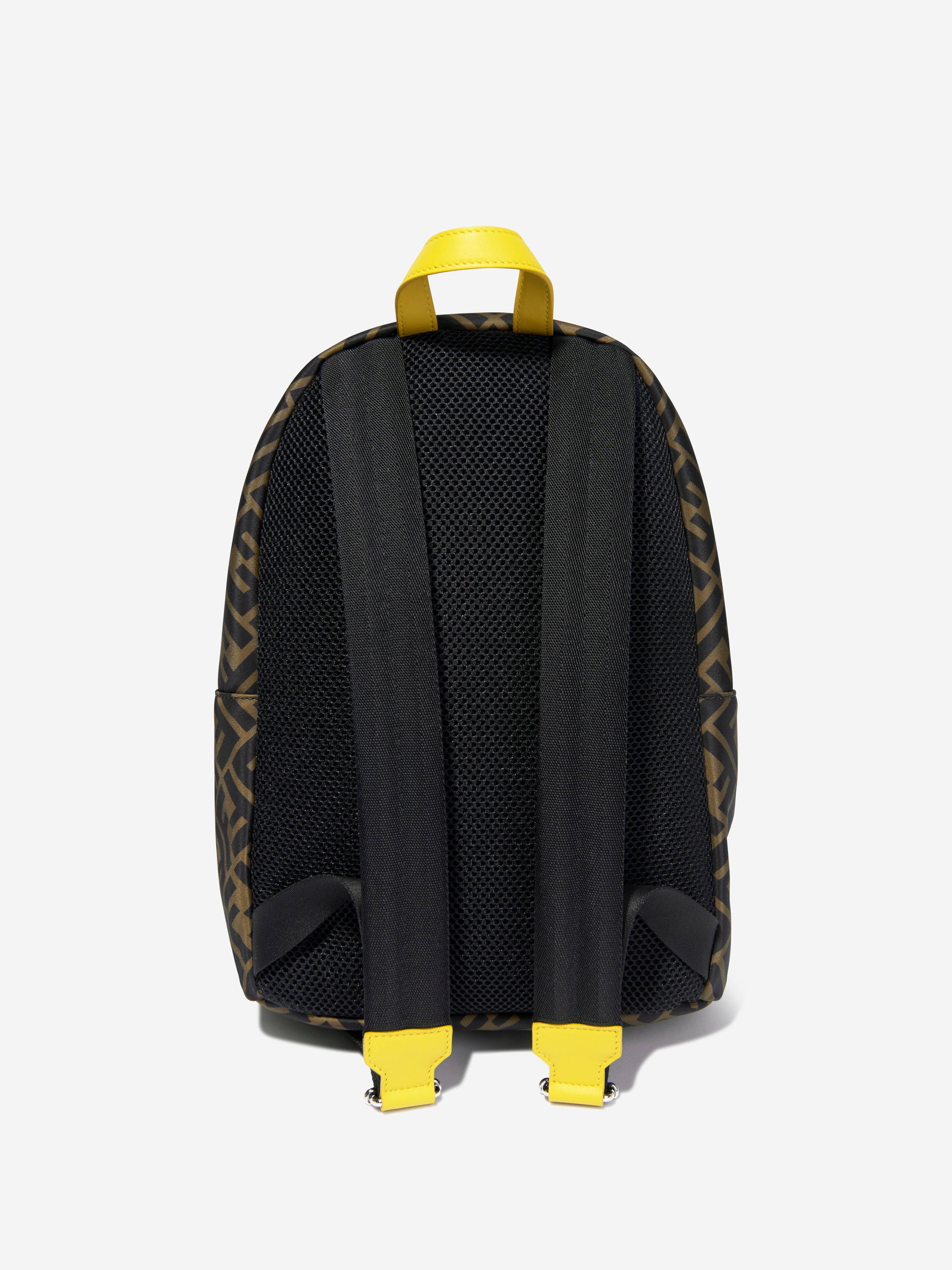 Kids FF Logo Backpack in Brown