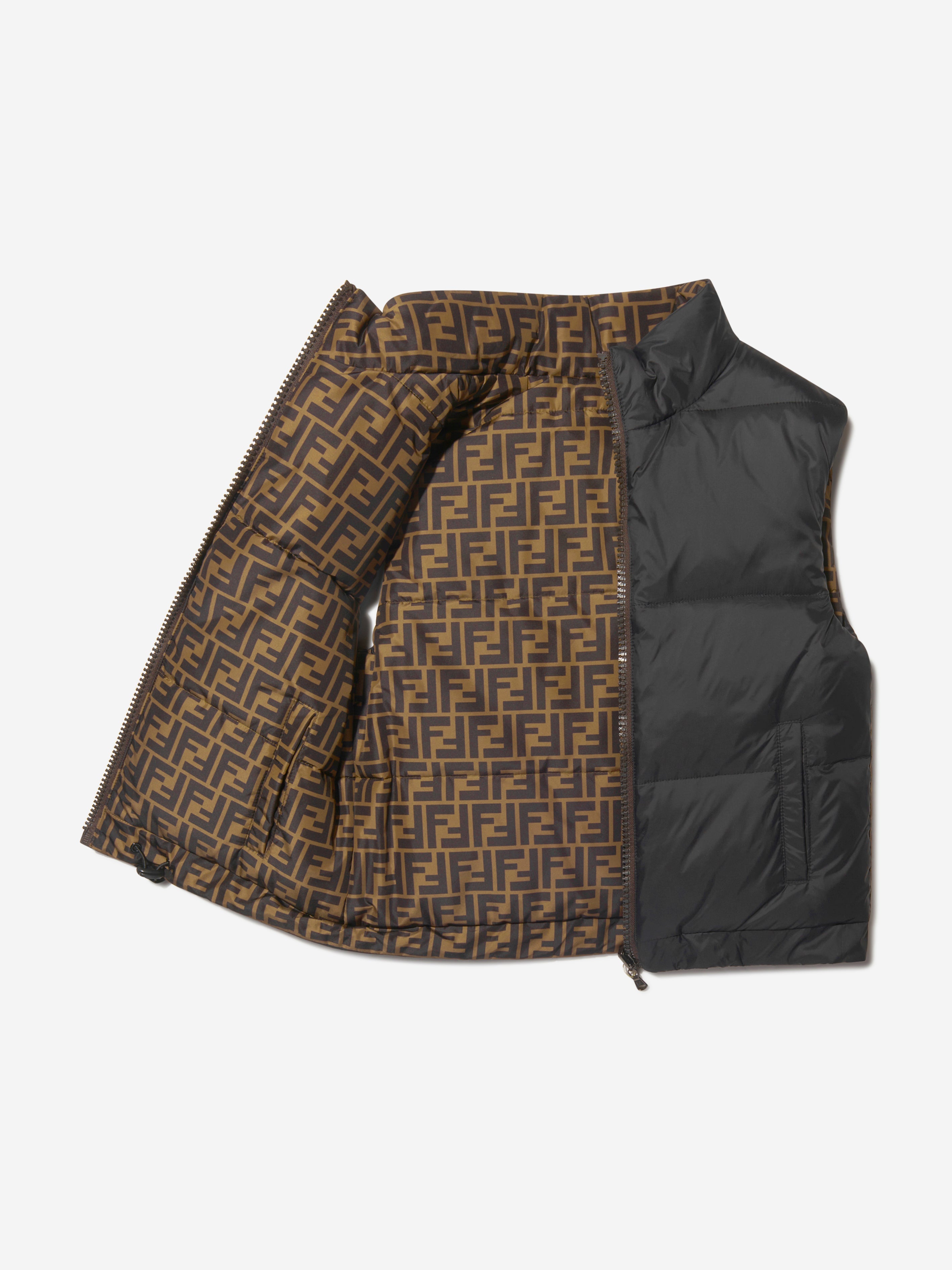 Kids Down Padded Reversible Gilet