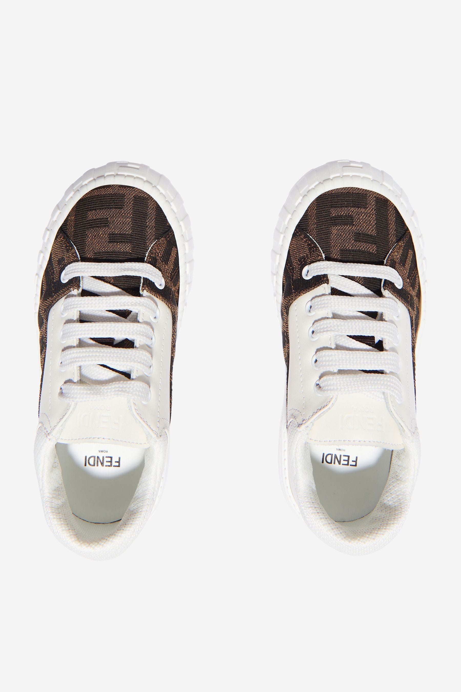 Kids FF Logo Trainers in White