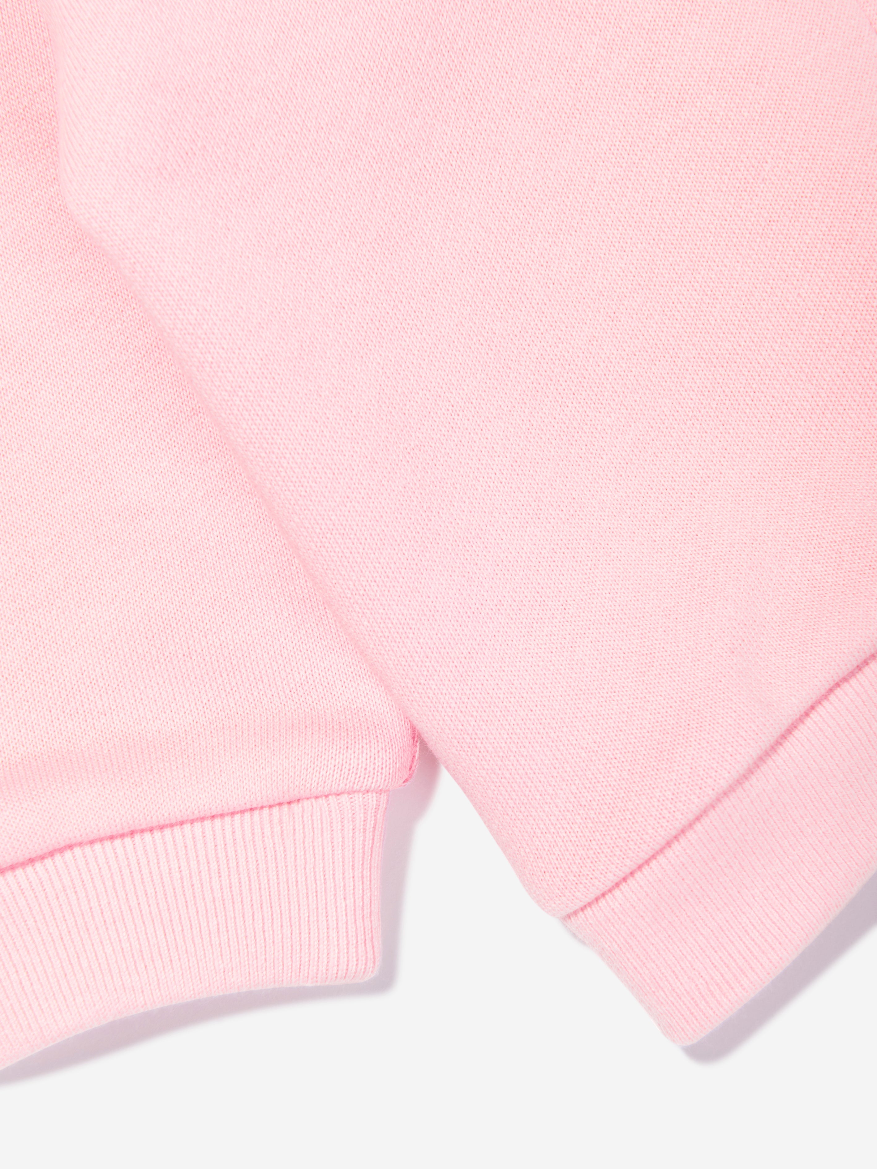 Baby Girls Logo Zip Up Top in Pink
