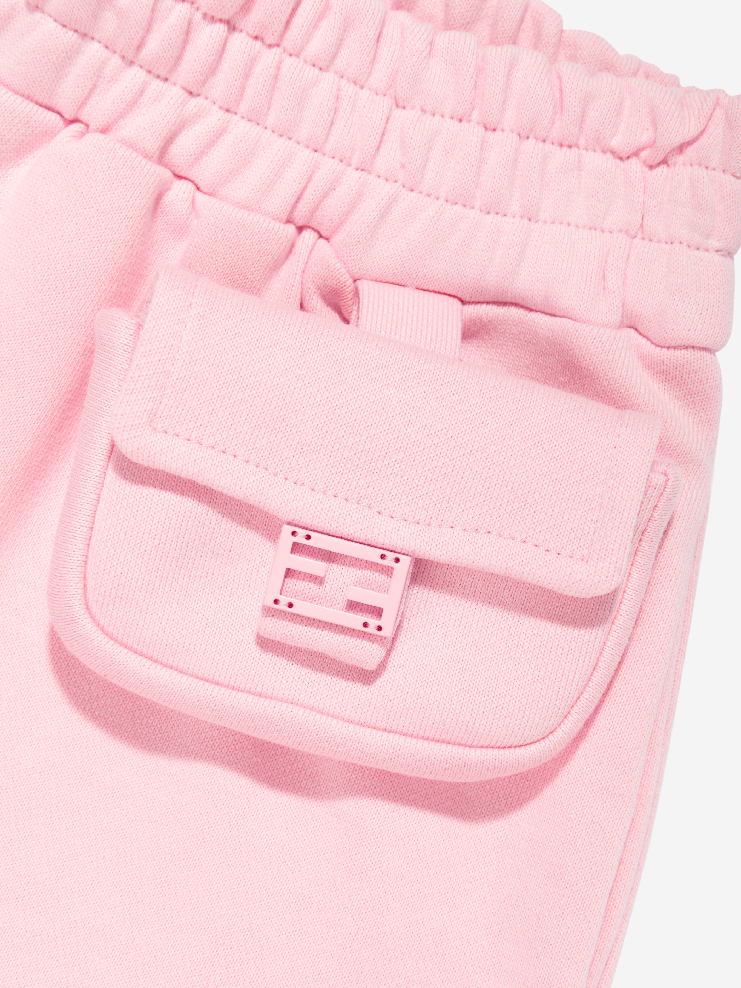 Girls Baugette Pocket Shorts in Pink