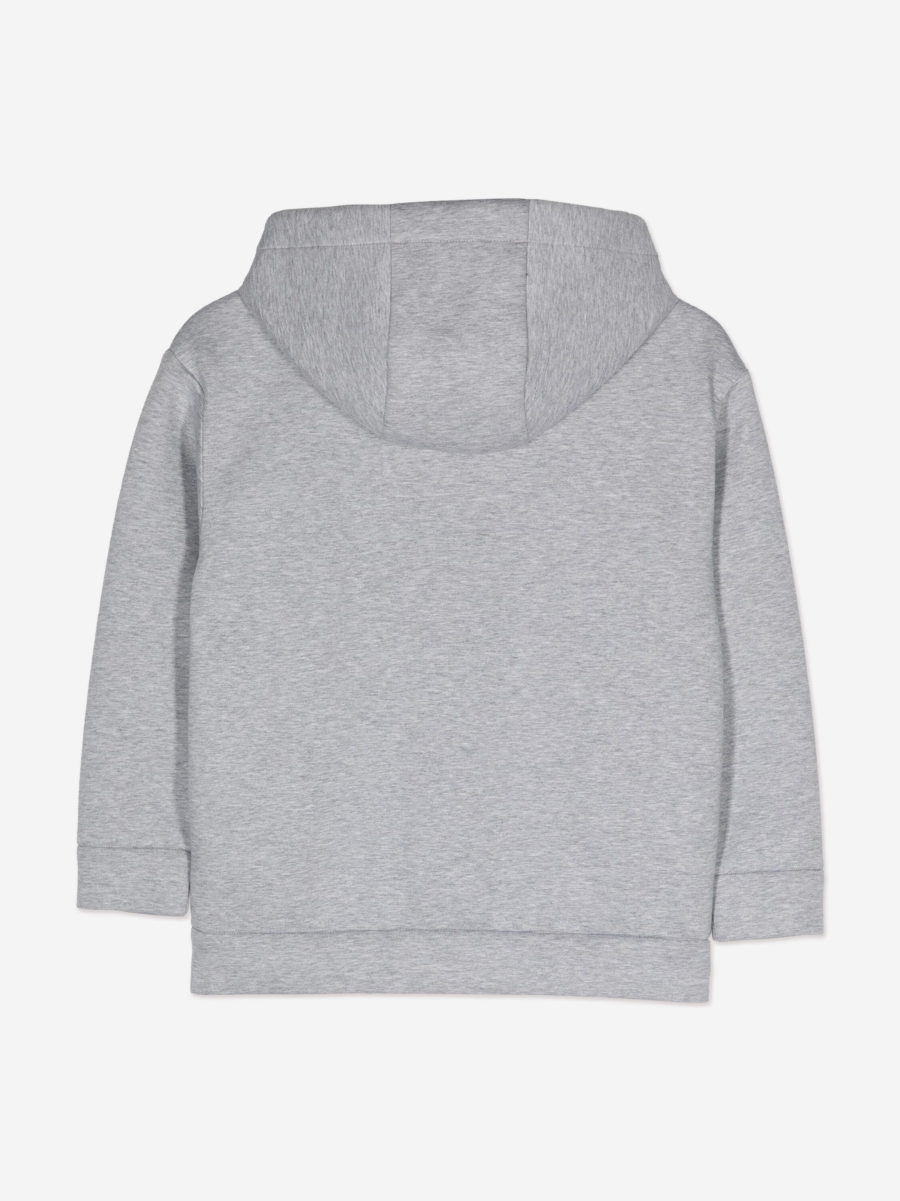 Fendi Kids FF Logo Zip Up Top in Grey