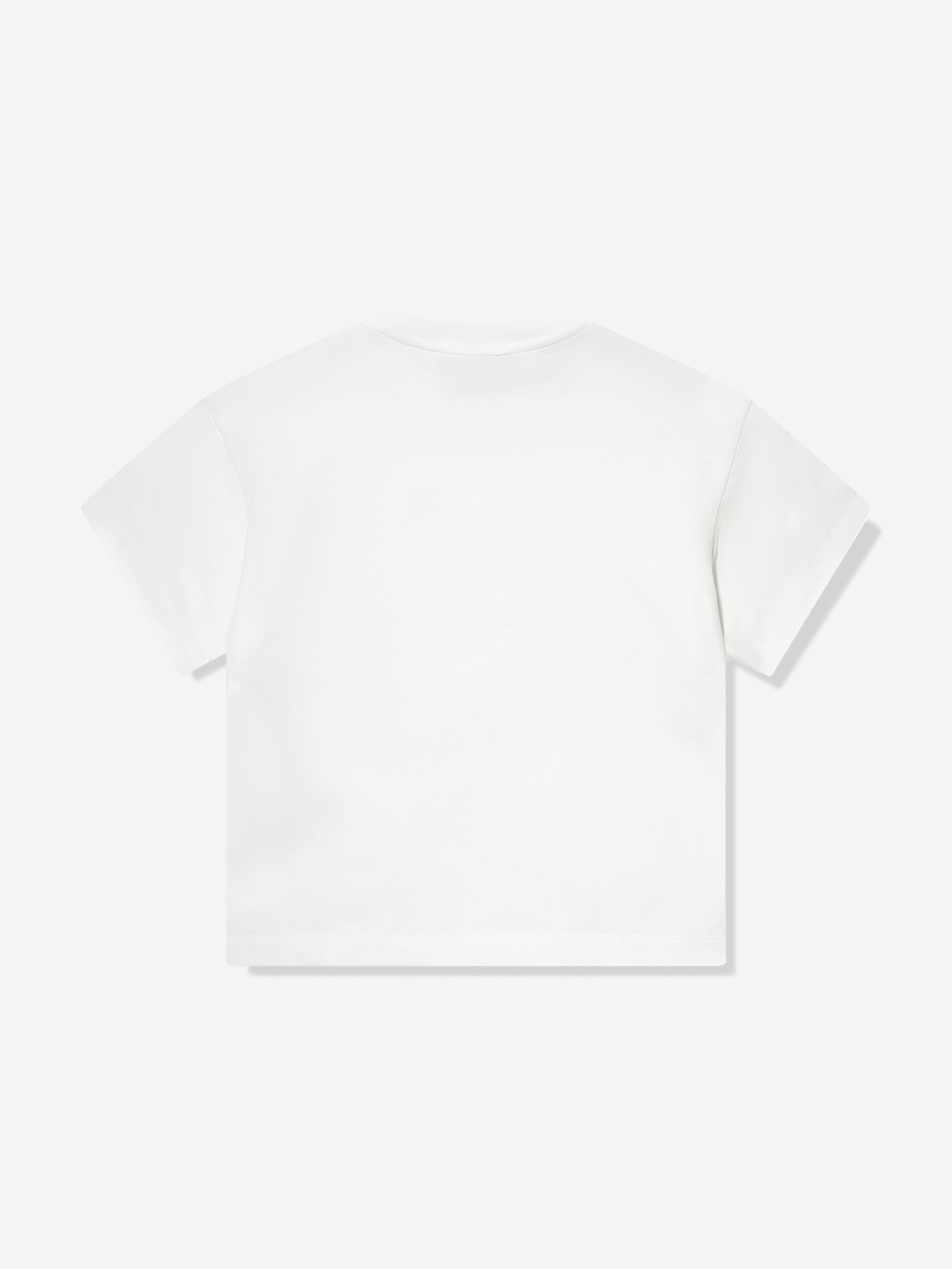 Kids Logo Pocket T-Shirt in White