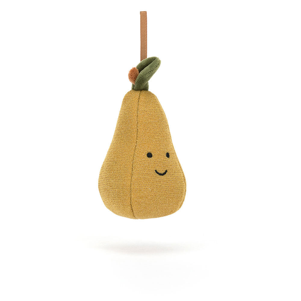 Festive Folly Pear(10x6x6cm)