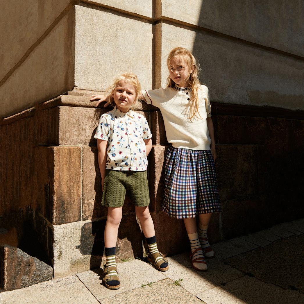 Boys & Girls White Cotton Polo Shirt