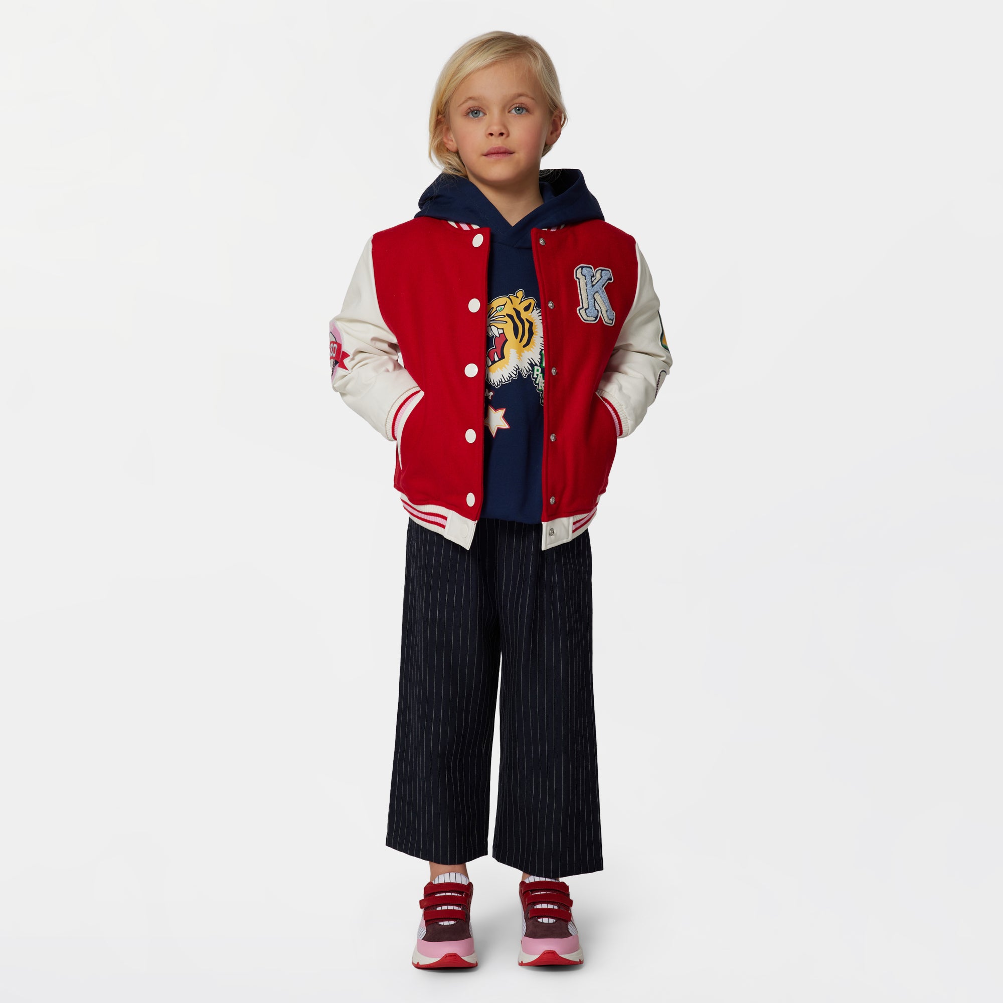 Girls Red Padded Jacket