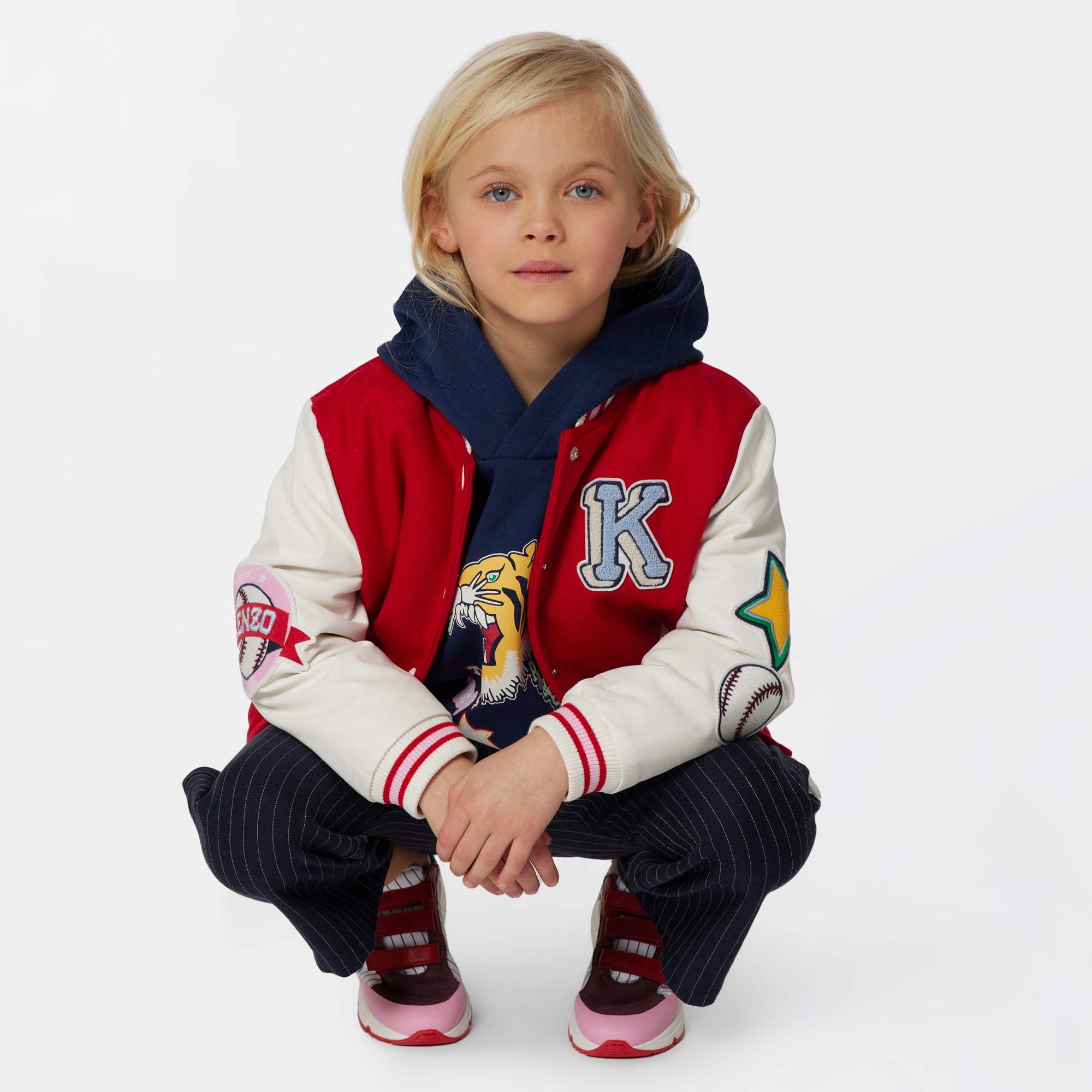 Girls Red Padded Jacket