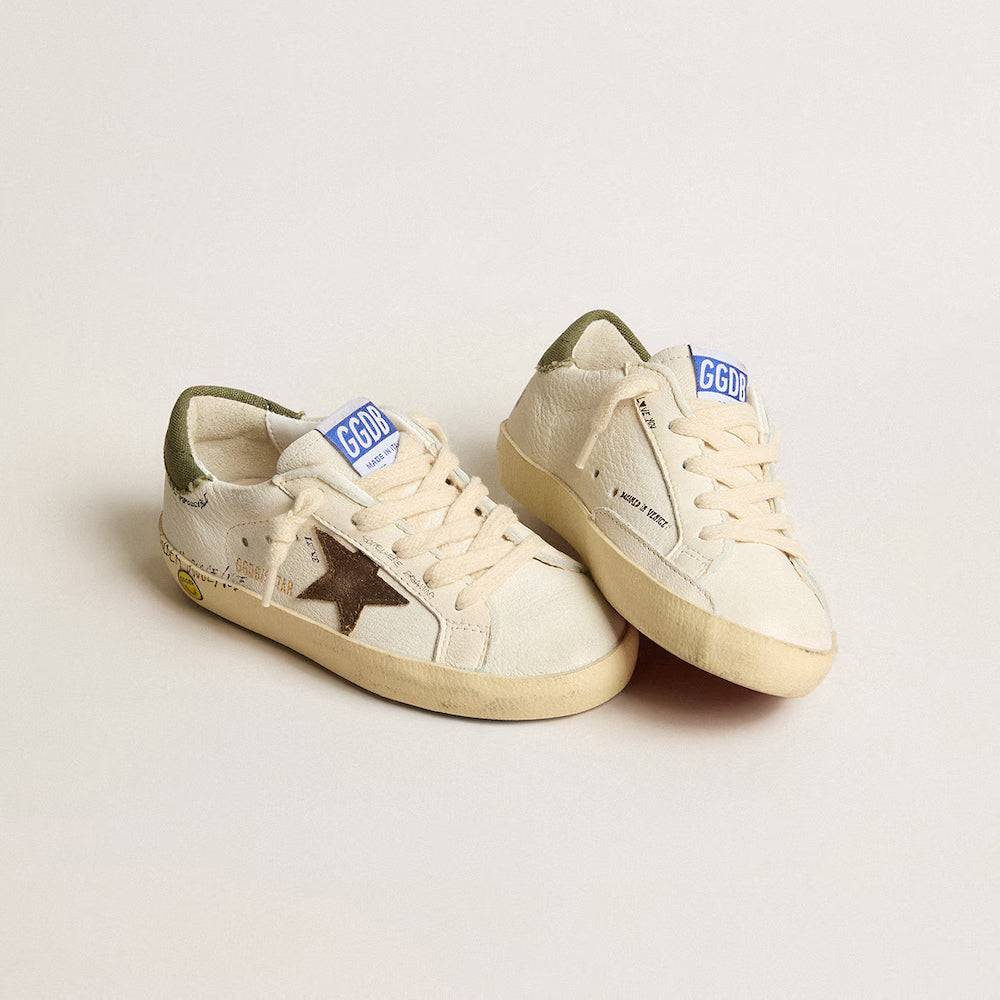 Boys & Girls Brown "SUPER STAR "Shoes