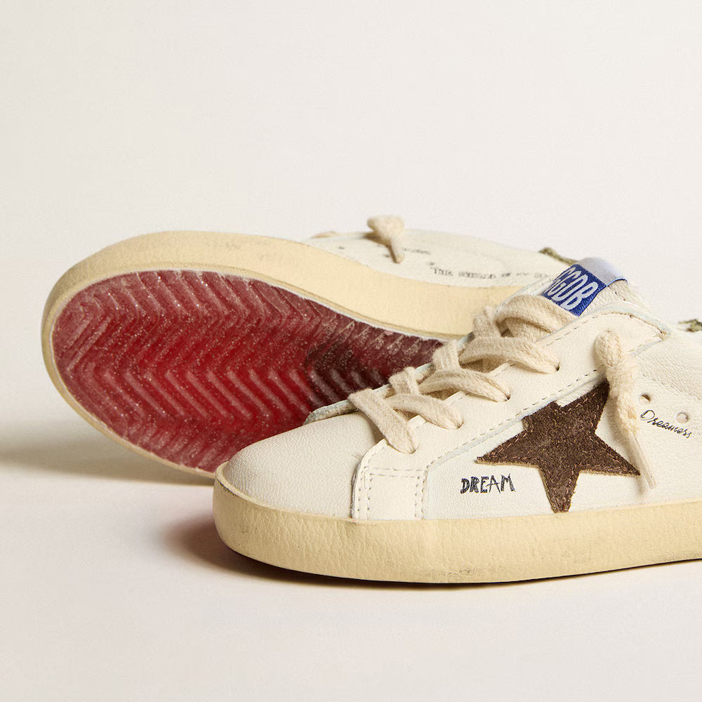 Boys & Girls Brown "SUPER STAR "Shoes