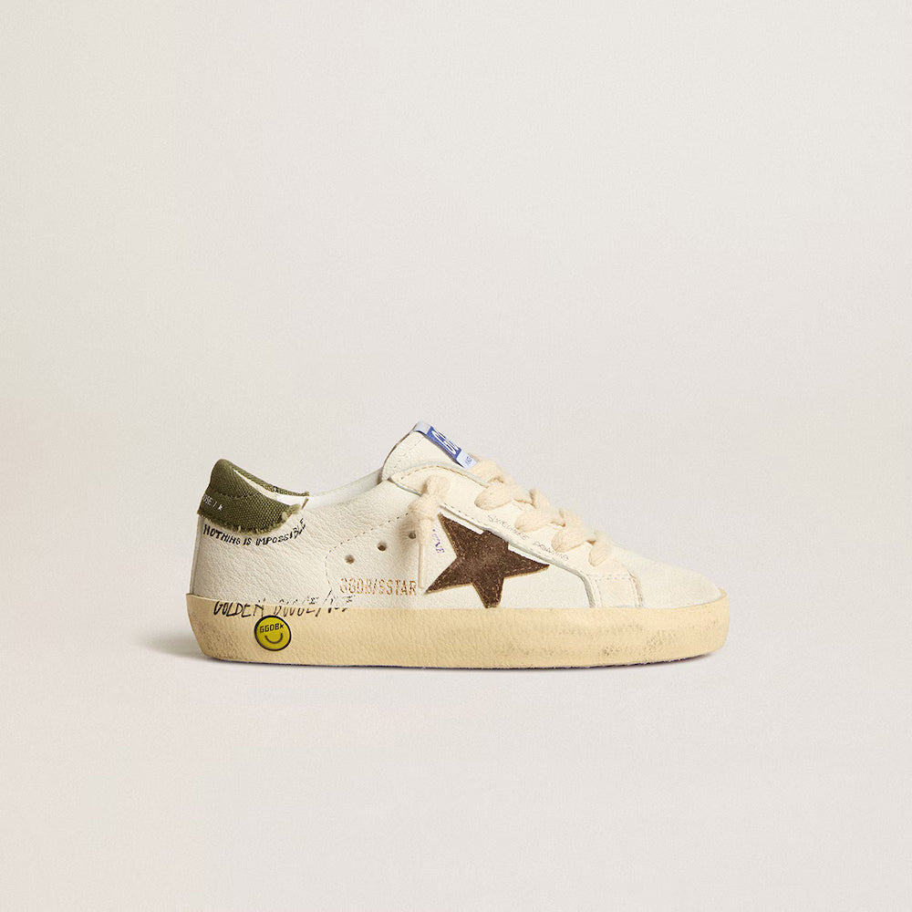 Boys & Girls Brown "SUPER STAR "Shoes