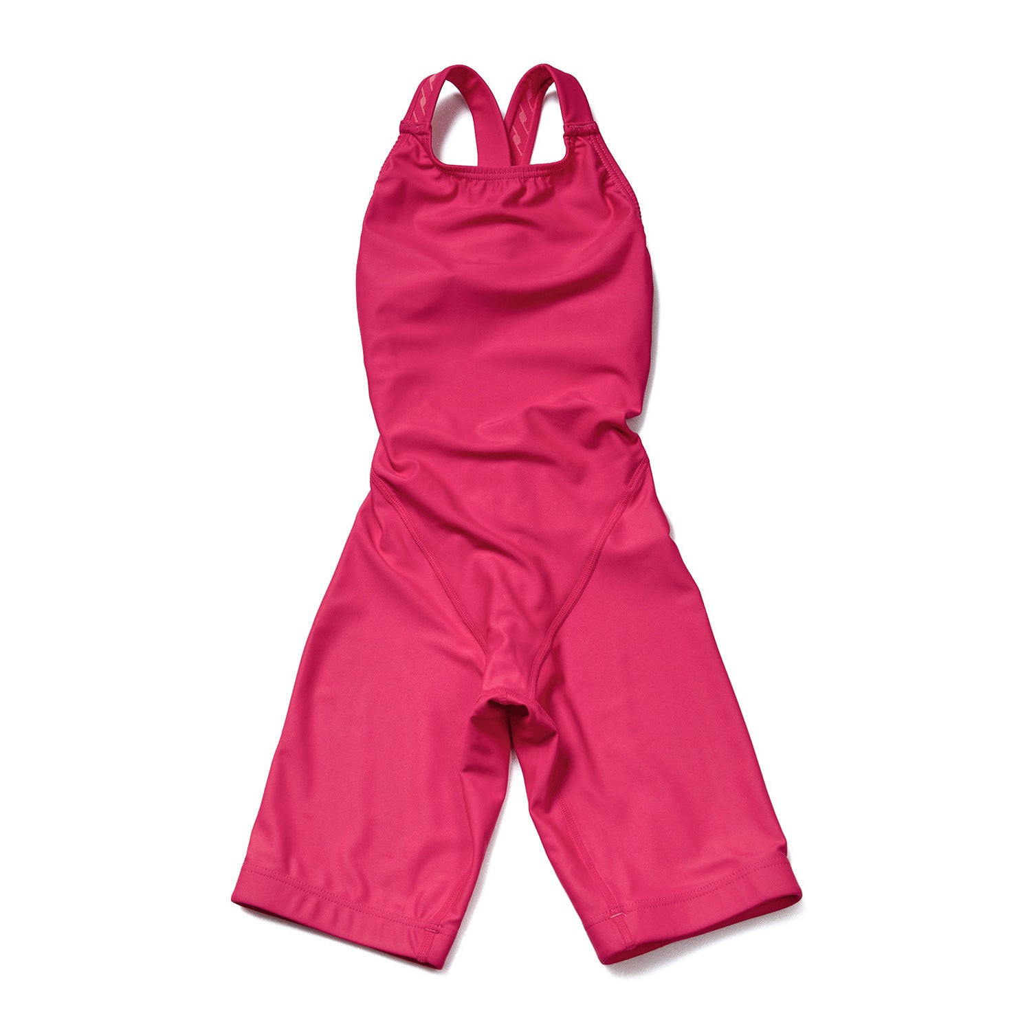 Girls Bright Pink Cropped Professional Swimsuit
