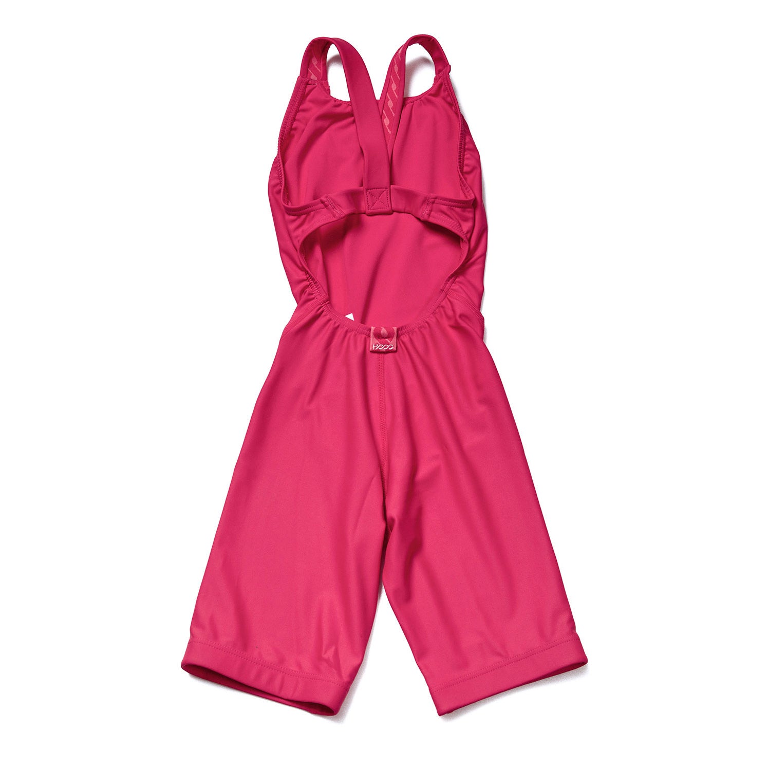 Girls Bright Pink Cropped Professional Swimsuit