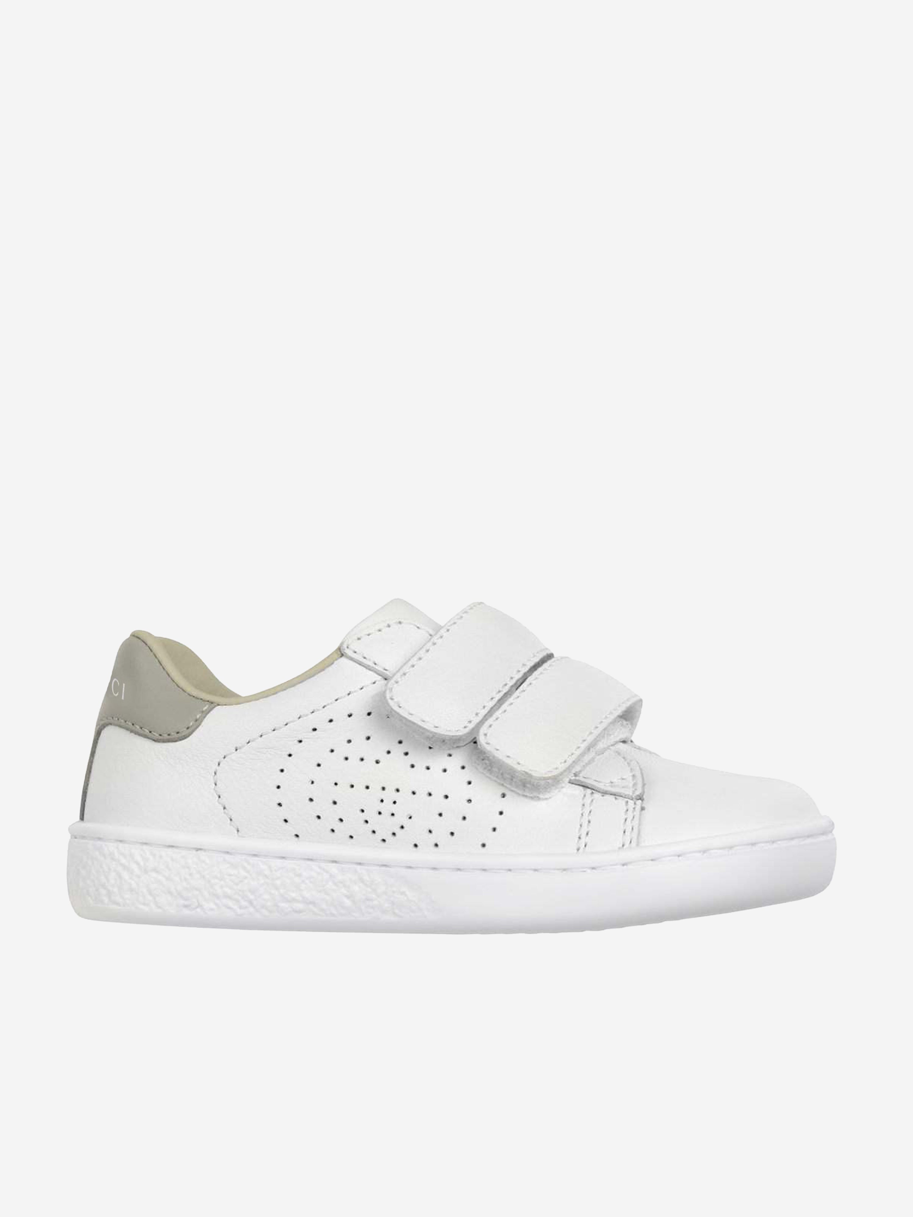 GUCCI Leather New Ace Velcro Trainers
