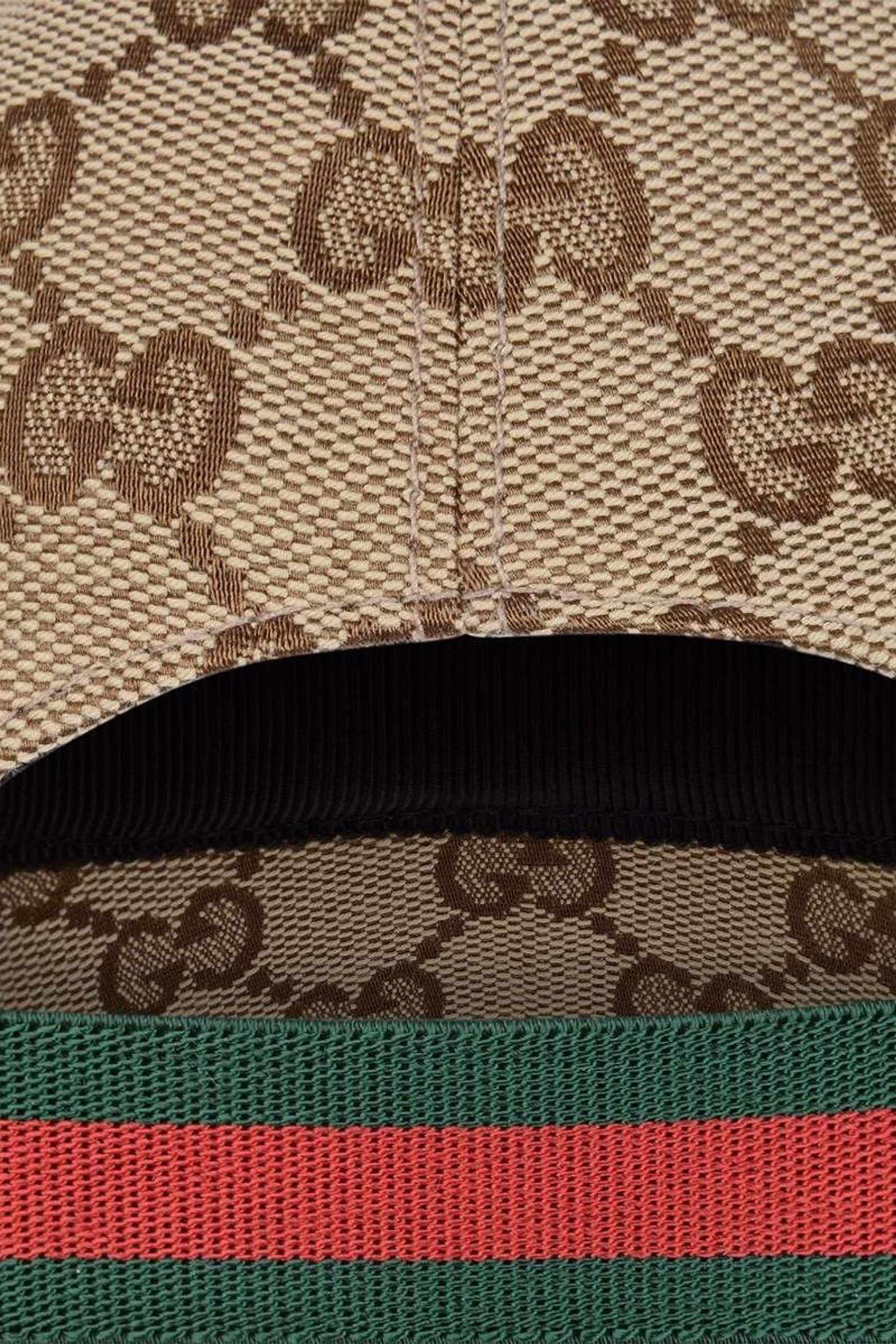 Kids Original GG Canvas Cap in Brown
