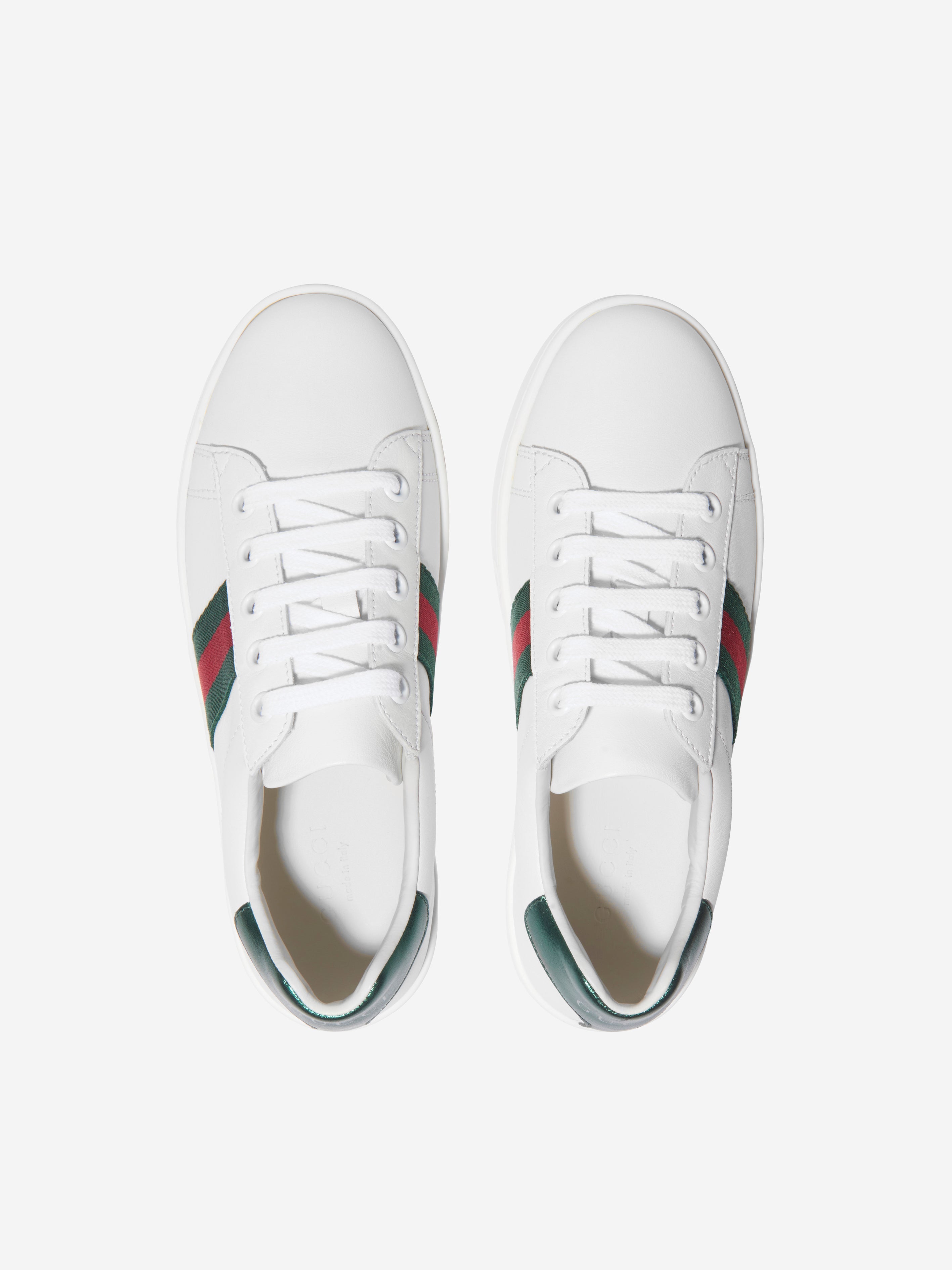 Kids Leather Ace Trainers