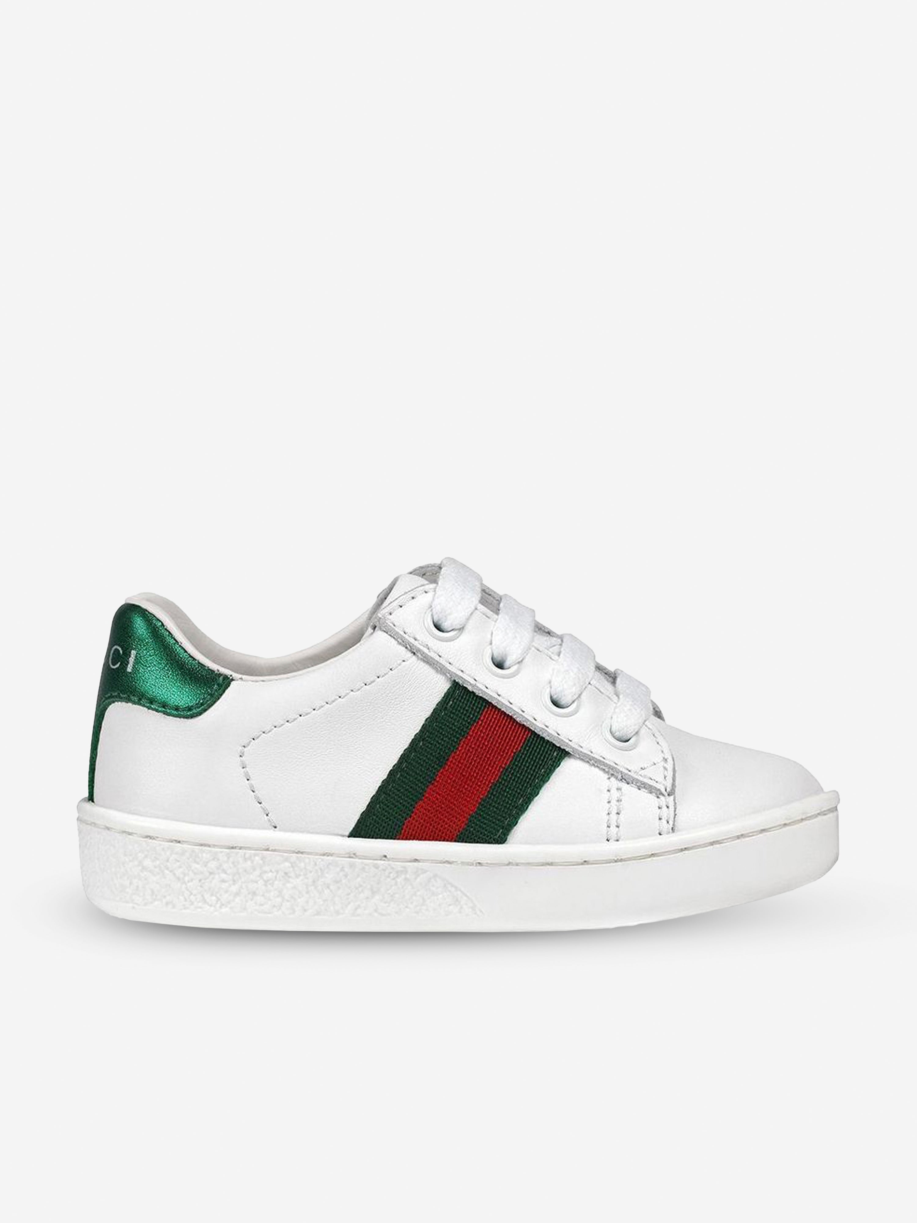 Kids Leather Ace Trainers